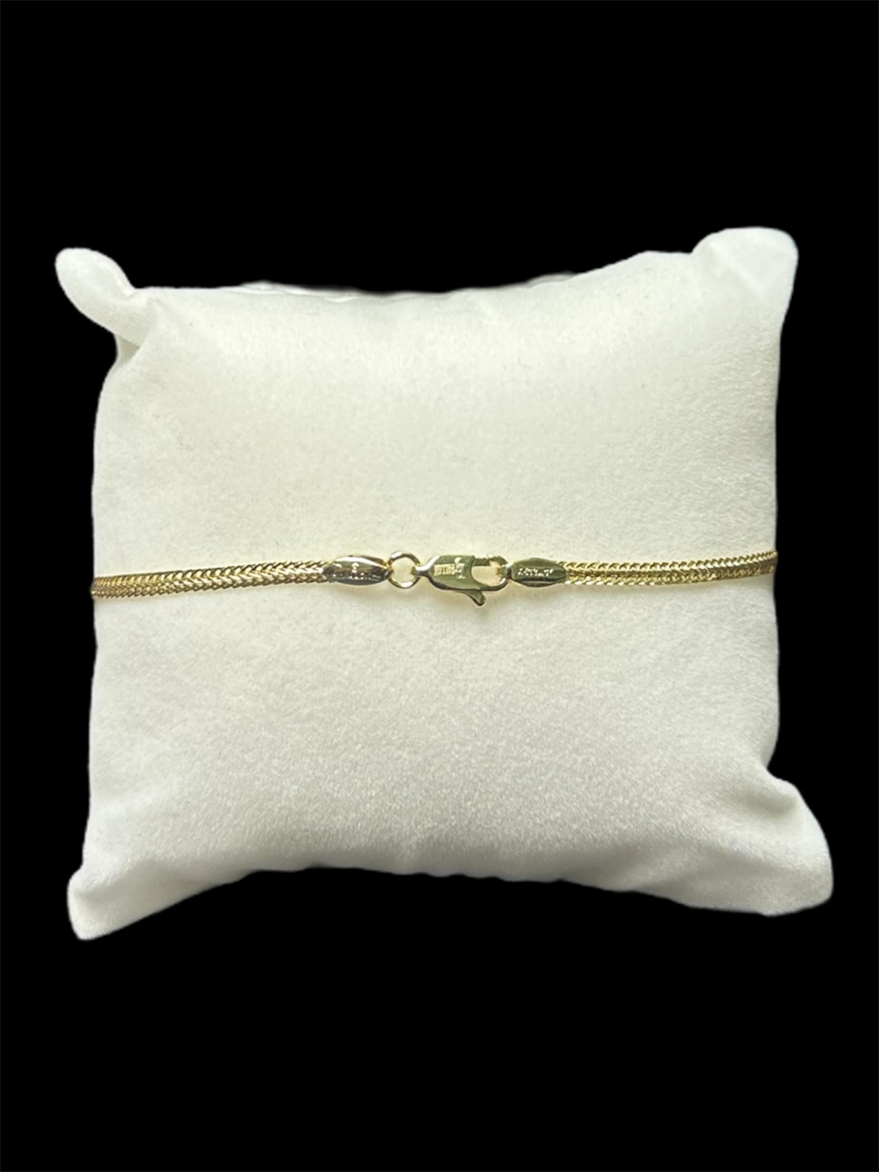 Pulsera Foxtail 2 mm Oro Laminado 18 K