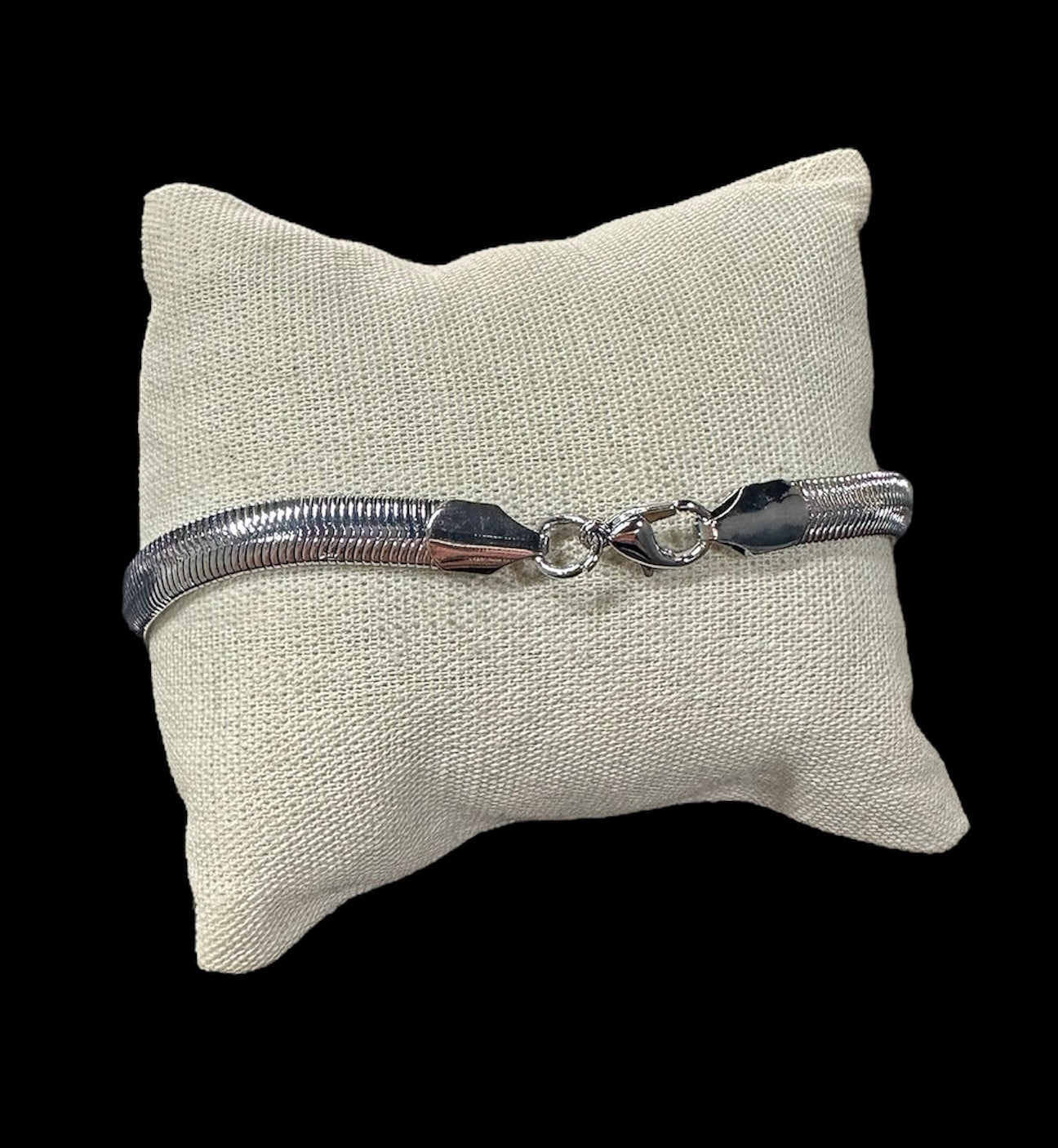 Pulsera Lisa Plata 6 mm