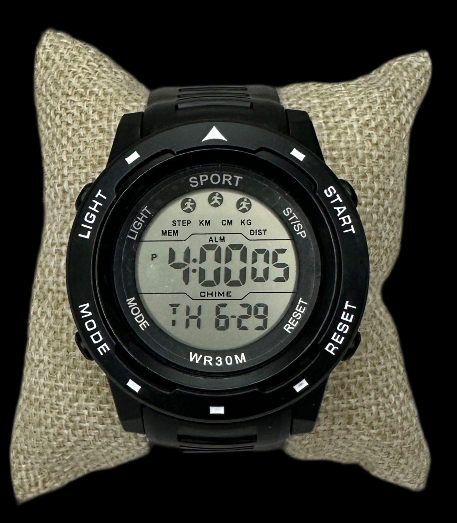Reloj Digital Negro