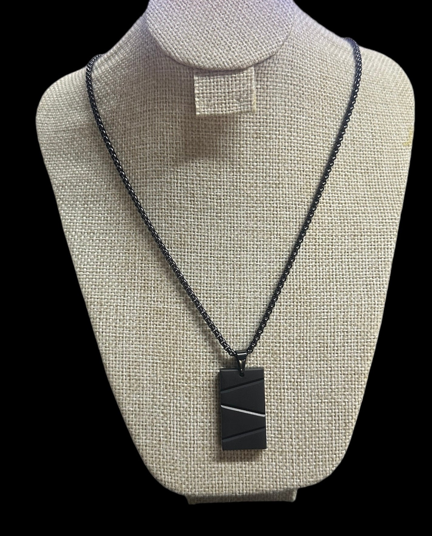 Cadena Negra Placa
