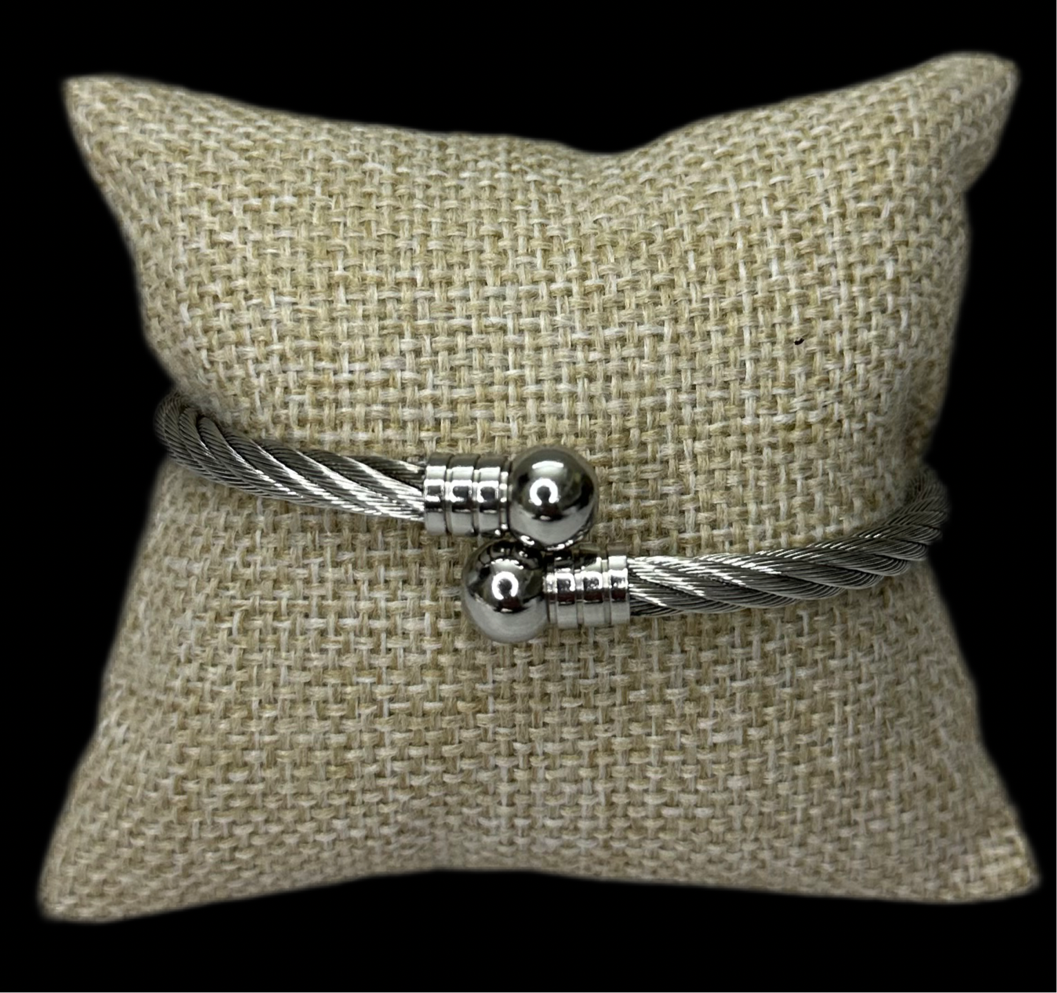 Pulsera Torzal Plata Ajustable