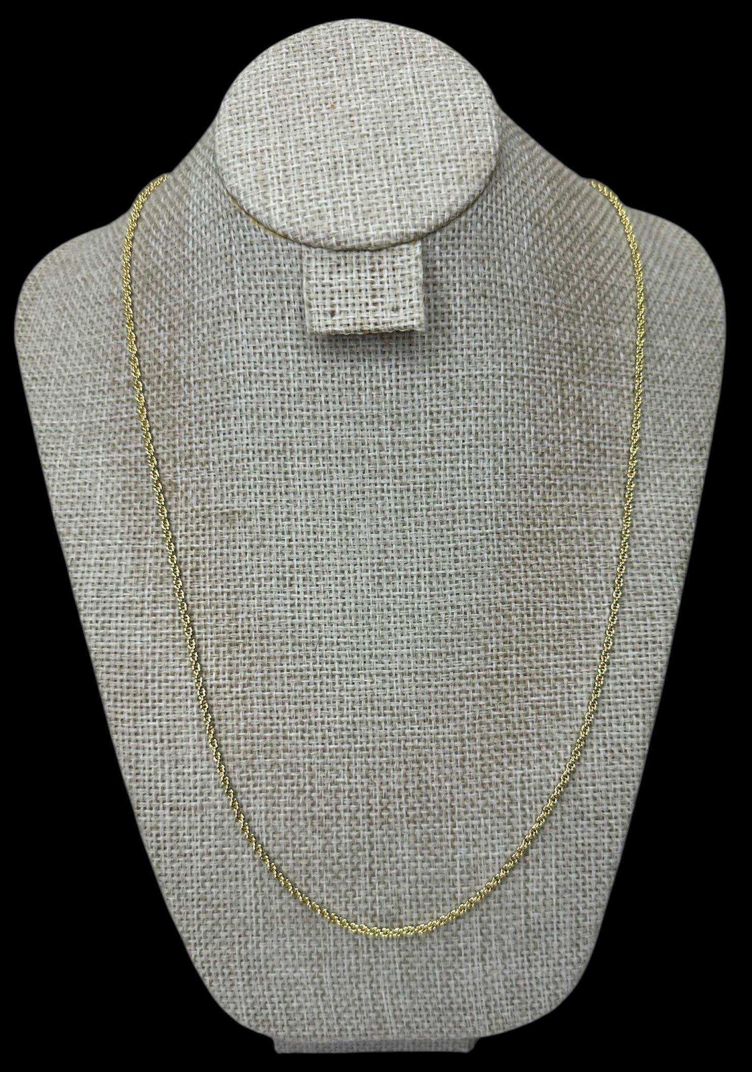 Cadena Torzal 2 mm Oro Laminado 18 K