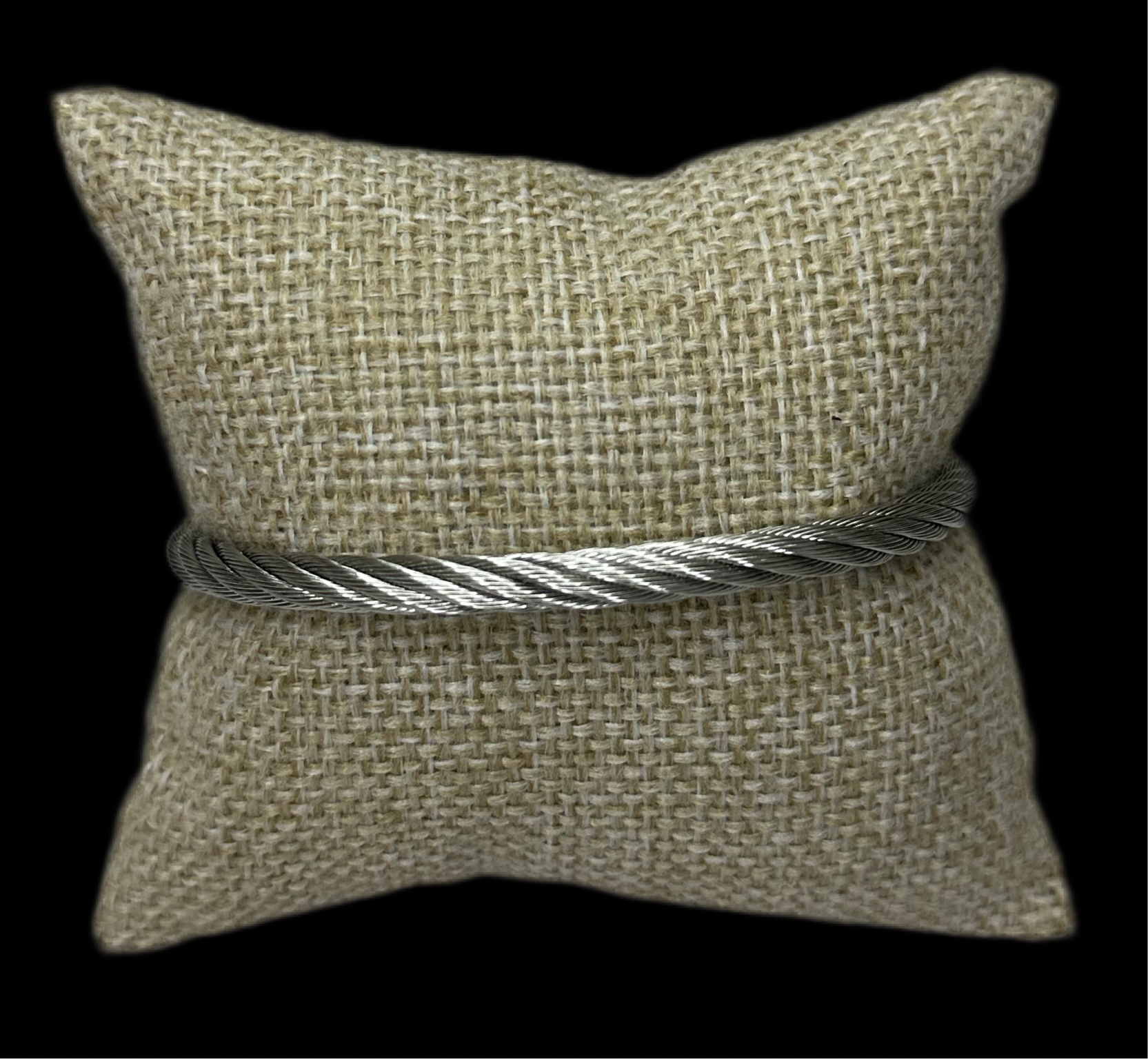 Pulsera Torzal Plata Ajustable