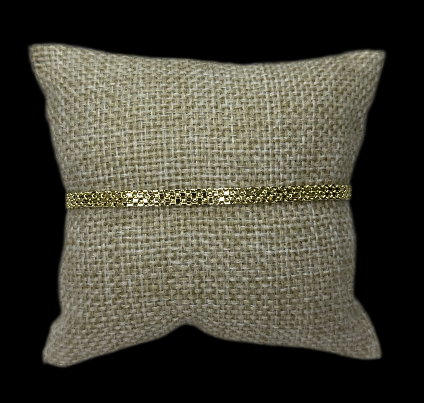 Pulsera Bismark Dorada 4 mm
