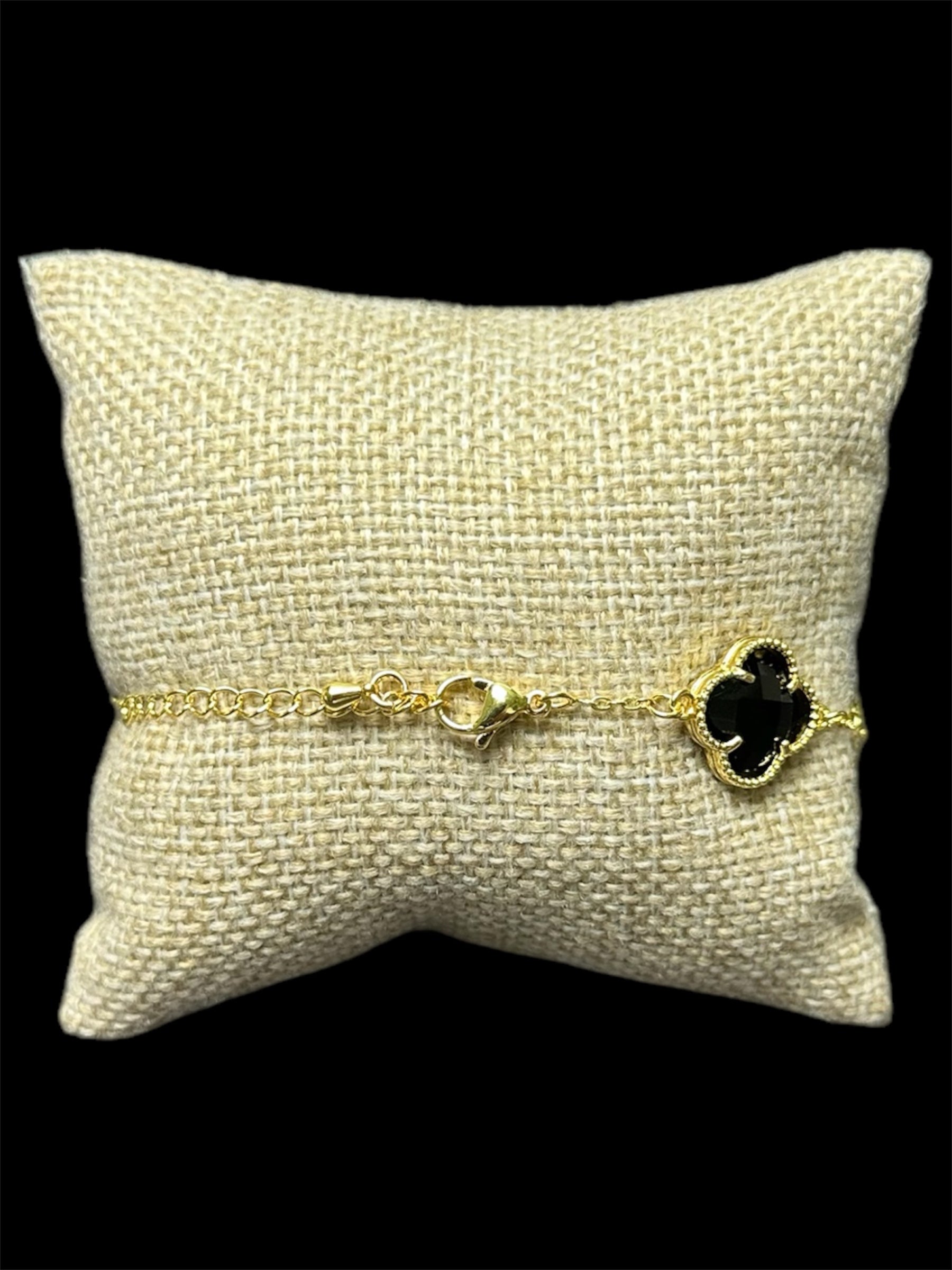 Pulsera VC Oro Laminado Negra