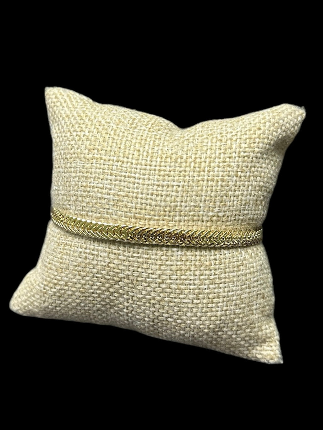 Pulsera Foxtail 5 mm Oro Laminado 18 K