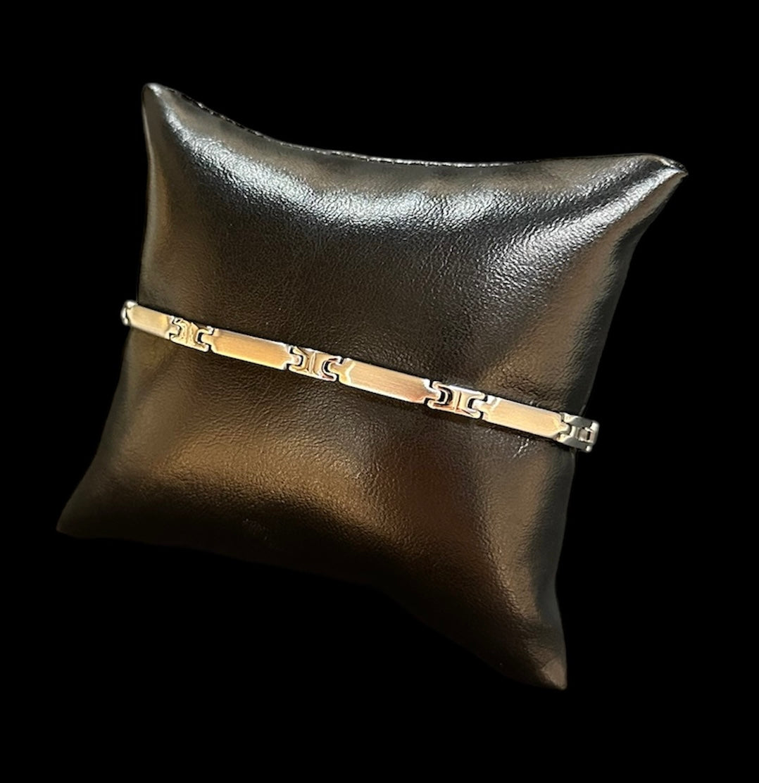 Pulsera Plata Barra Larga