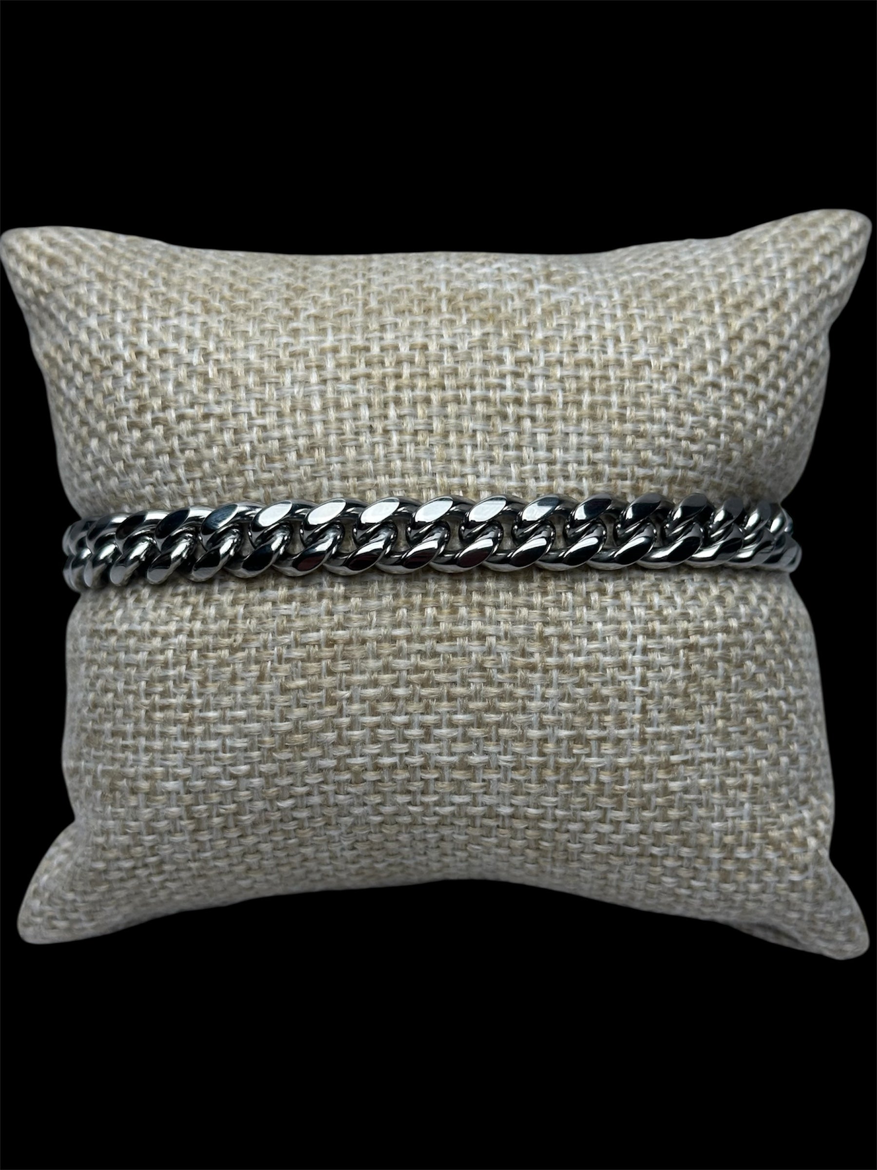 Pulsera Broche de Caja Plata 7 mm