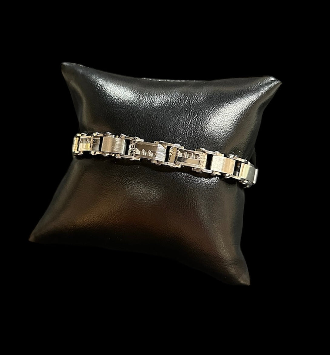 Pulsera Plata Barrita