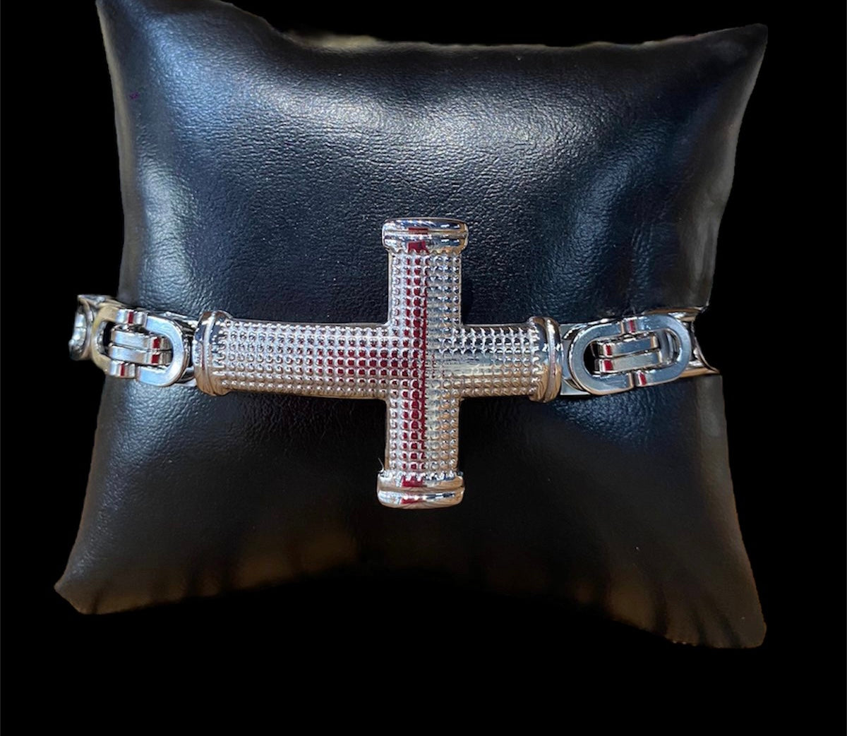 Pulsera Cruz Acero Inoxidable