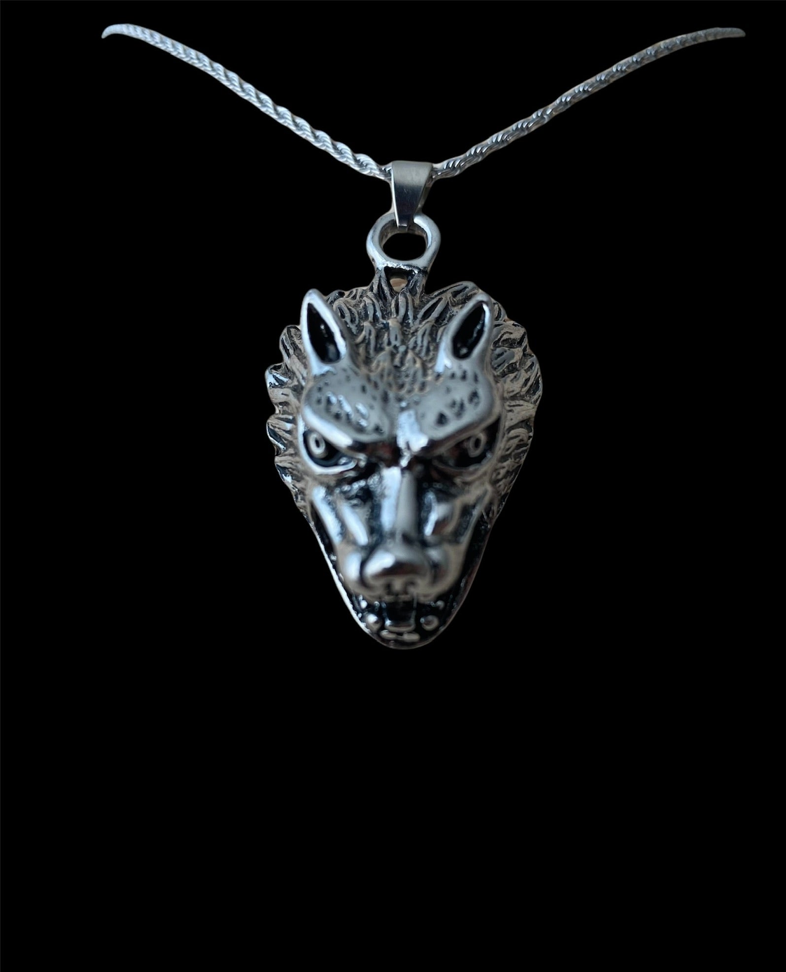 Dije Lobo Plata 2