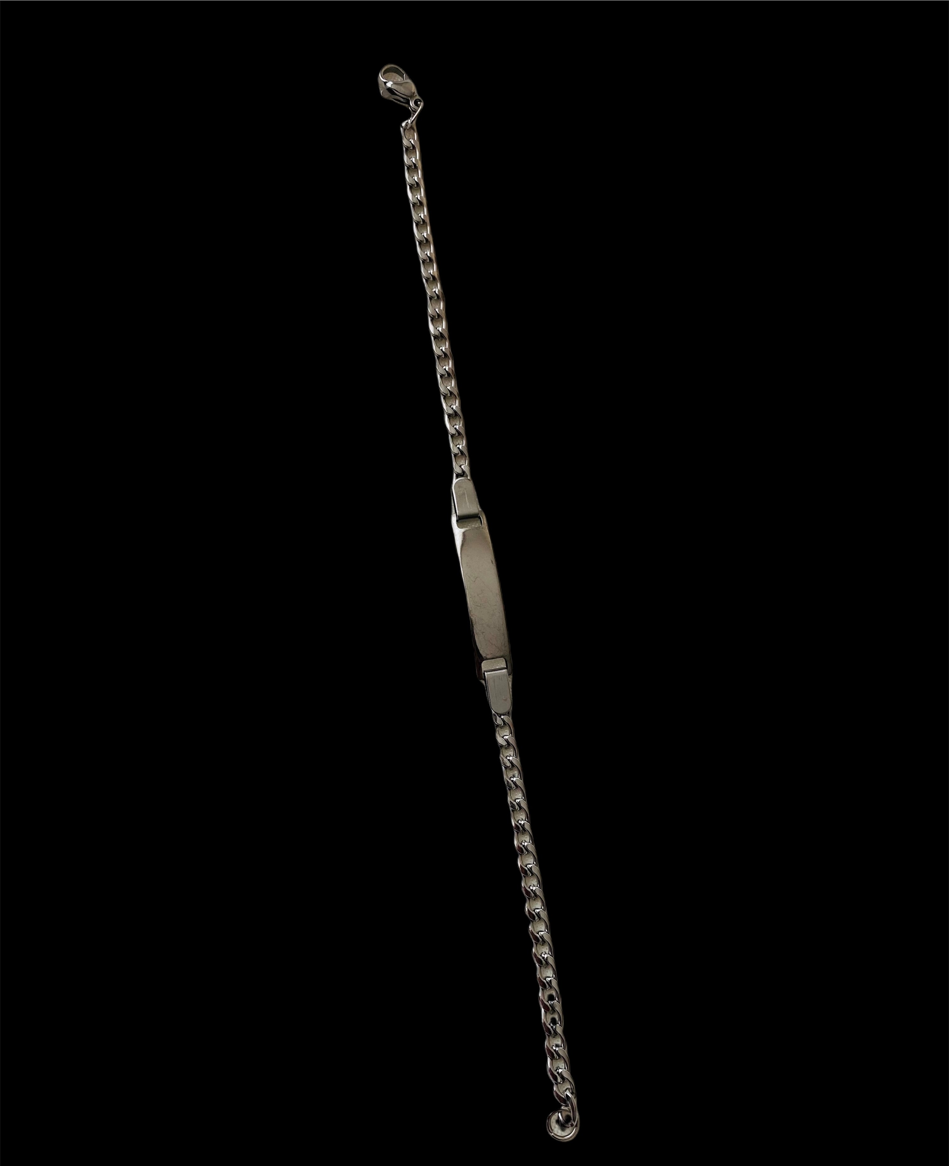 Pulsera Plata con Placa para Niño