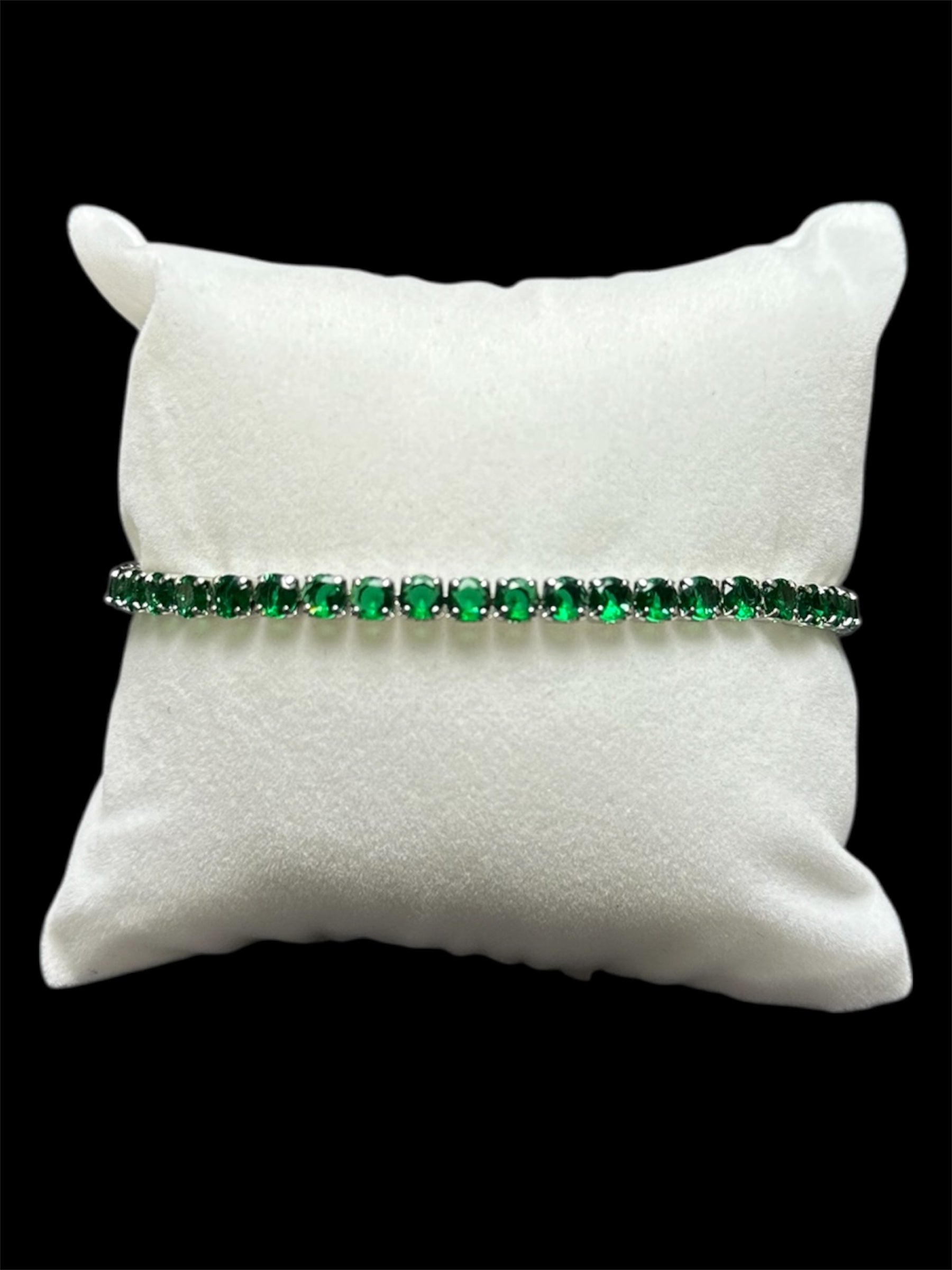 Pulsera Tenis 3 mm Verde