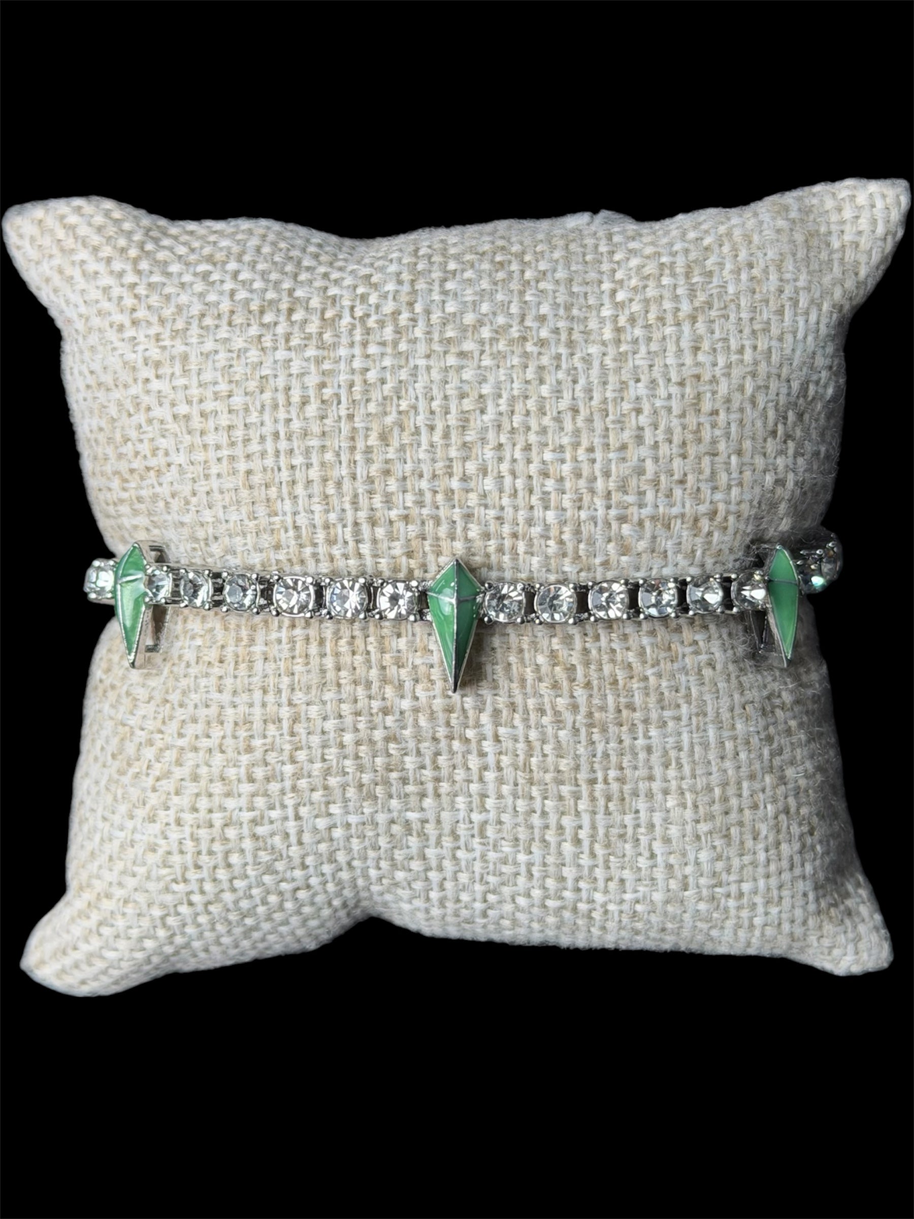 Pulsera Black Panther Plata Verde