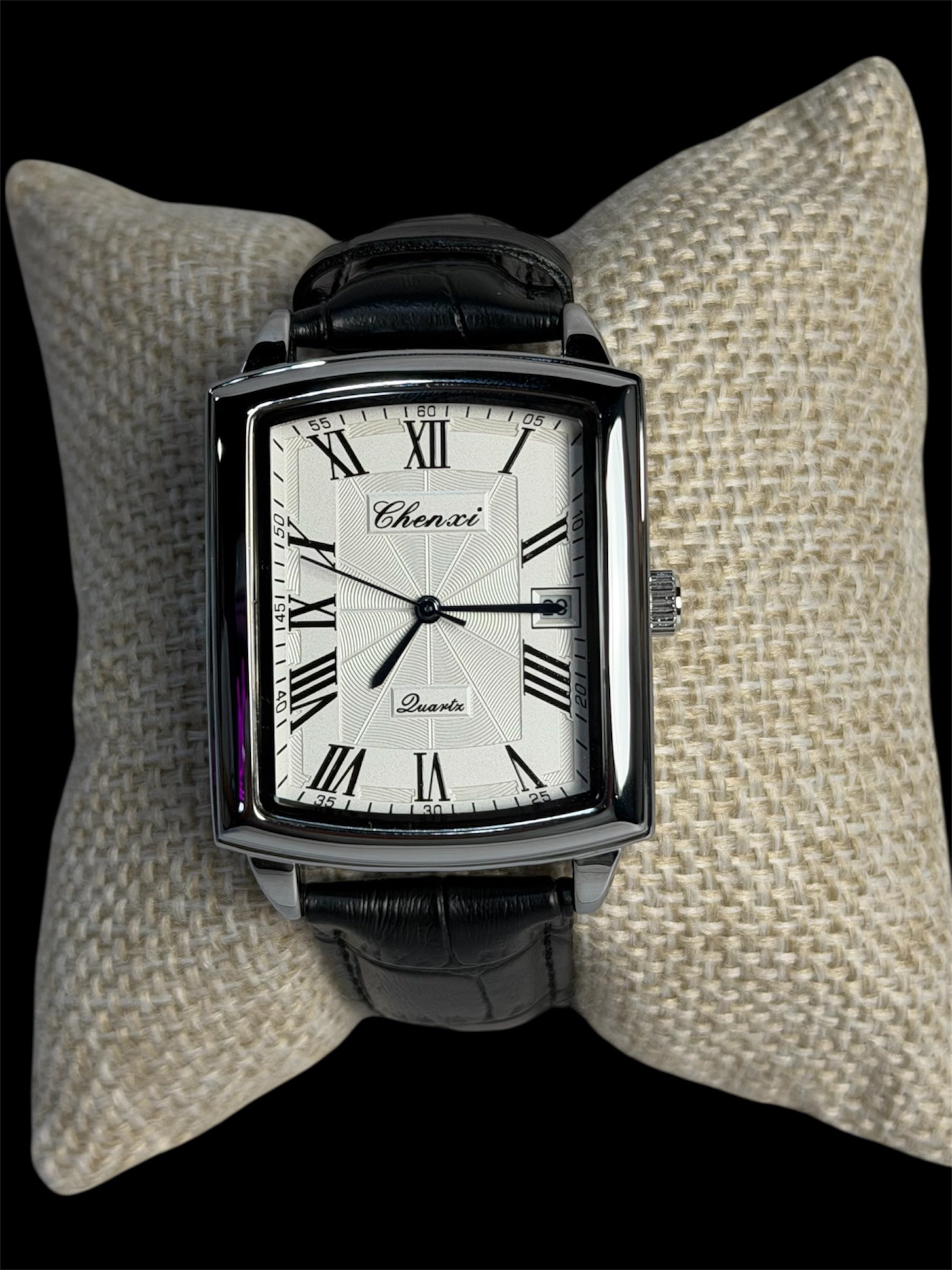 Reloj Tipo Crtr Piel Blanco