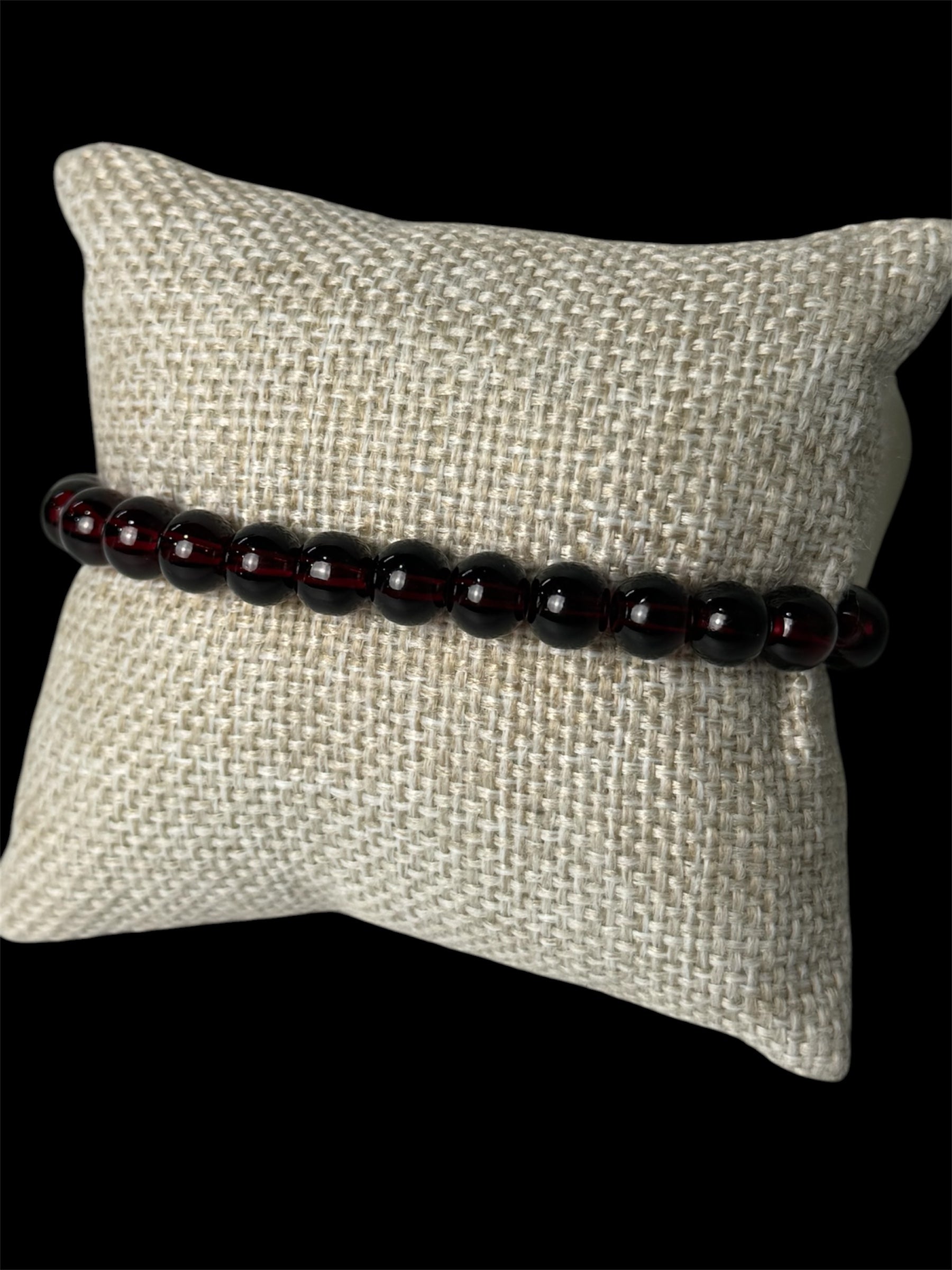 Pulsera Morada Piedras Naturales