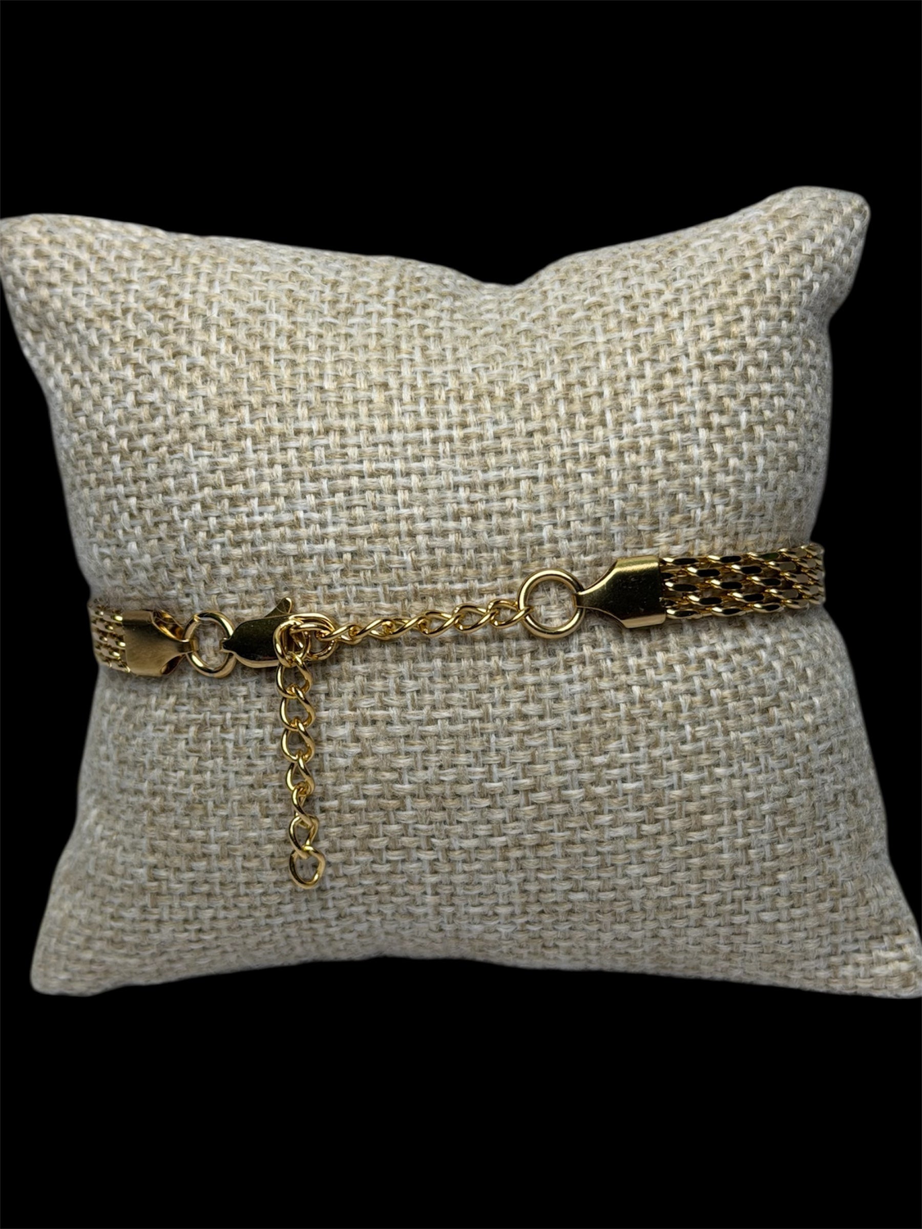 Pulsera Bismark 6 mm Dorada