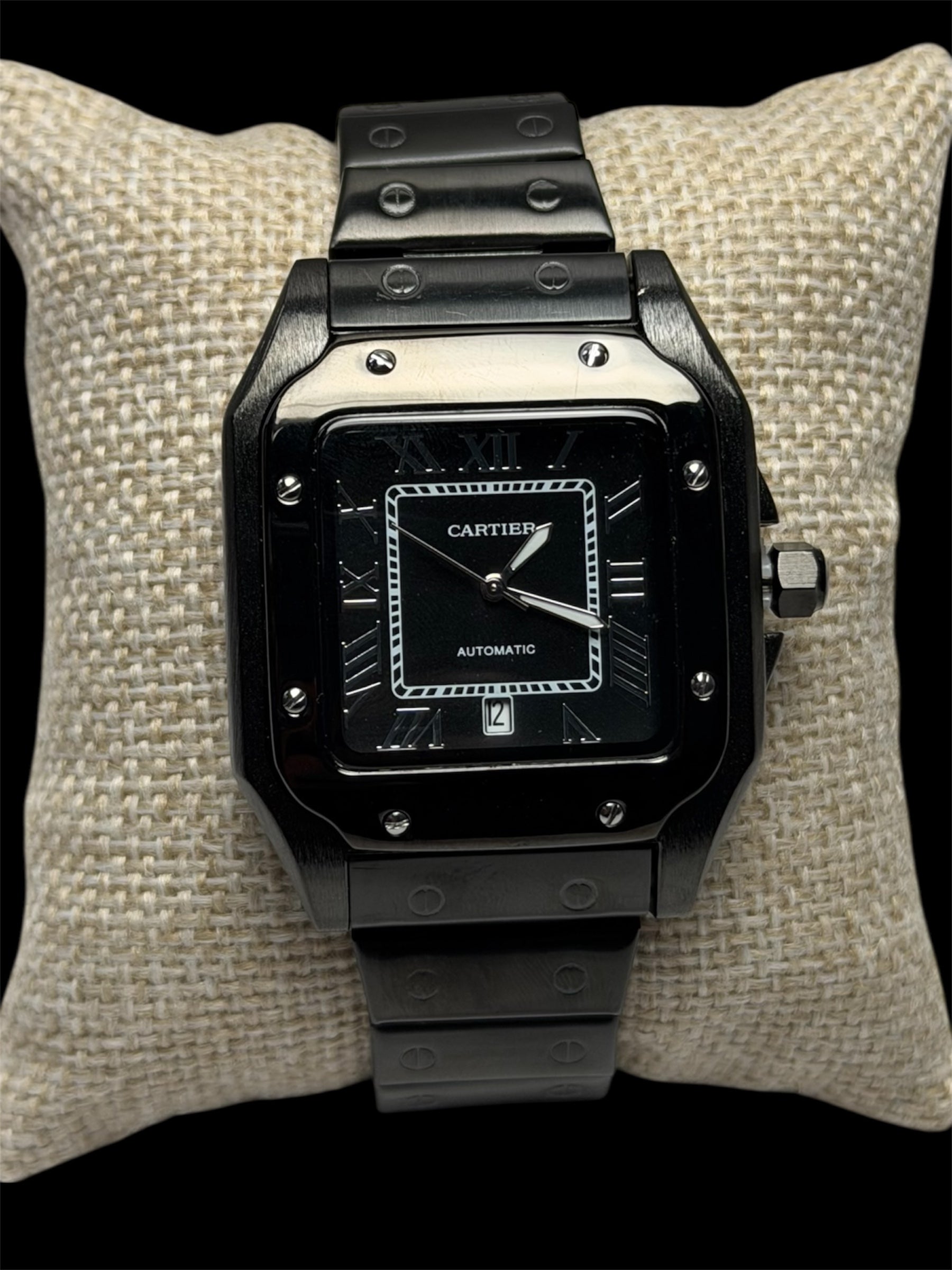 Reloj Santos Crtr Negro