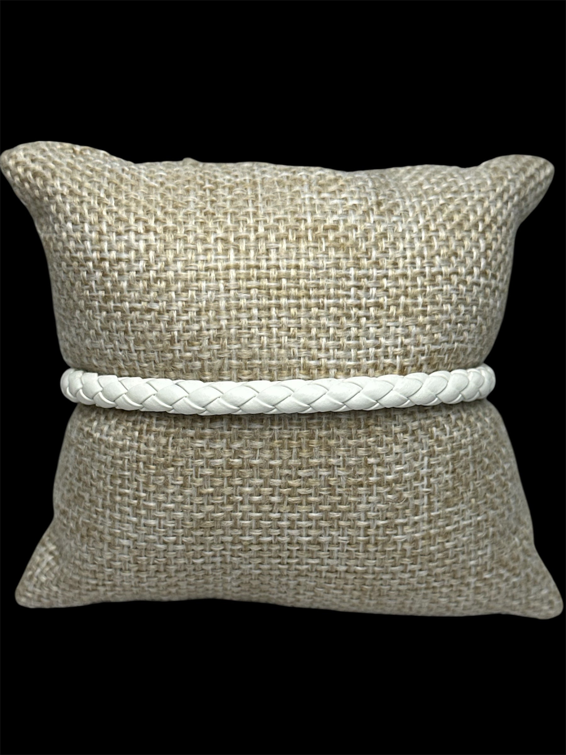 Pulsera Blanca Cuero