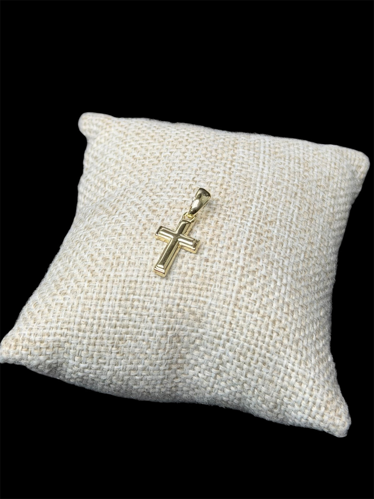 Dije Cruz 2 cm Oro Laminado 18 K
