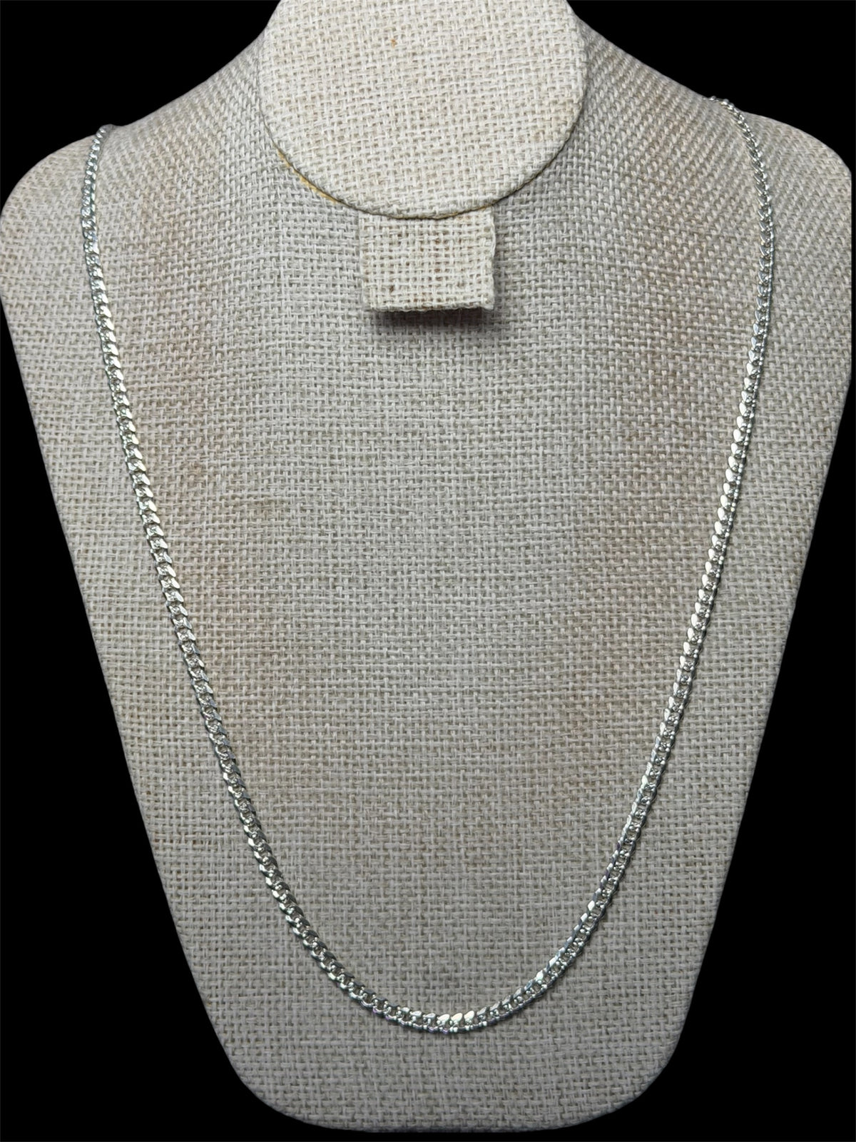 Cadena Barbada 3 mm Plata 925