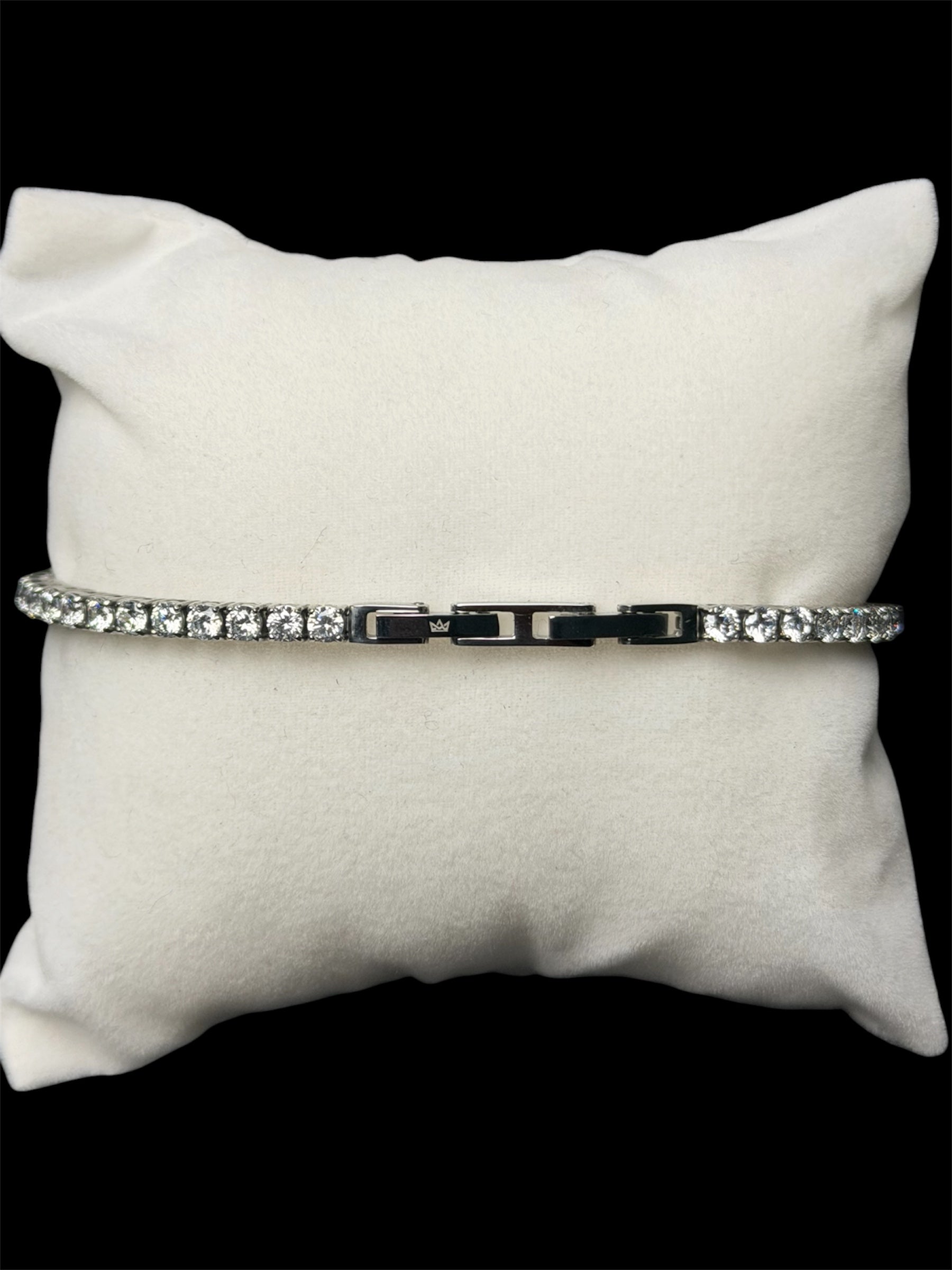 Pulsera Tenis 3 mm Acero Inoxidable