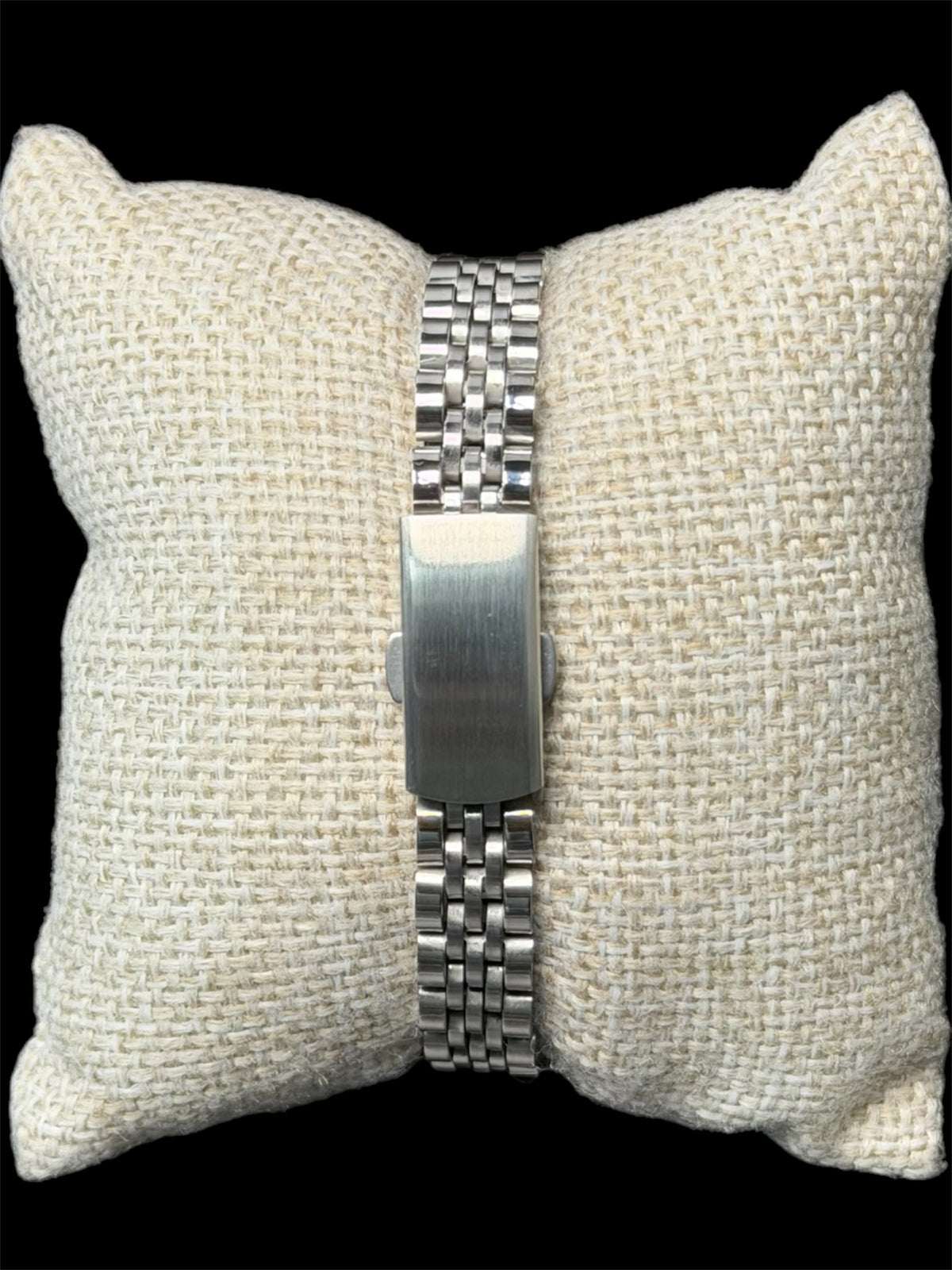 Reloj Tipo Rlx Plata Negro Chico