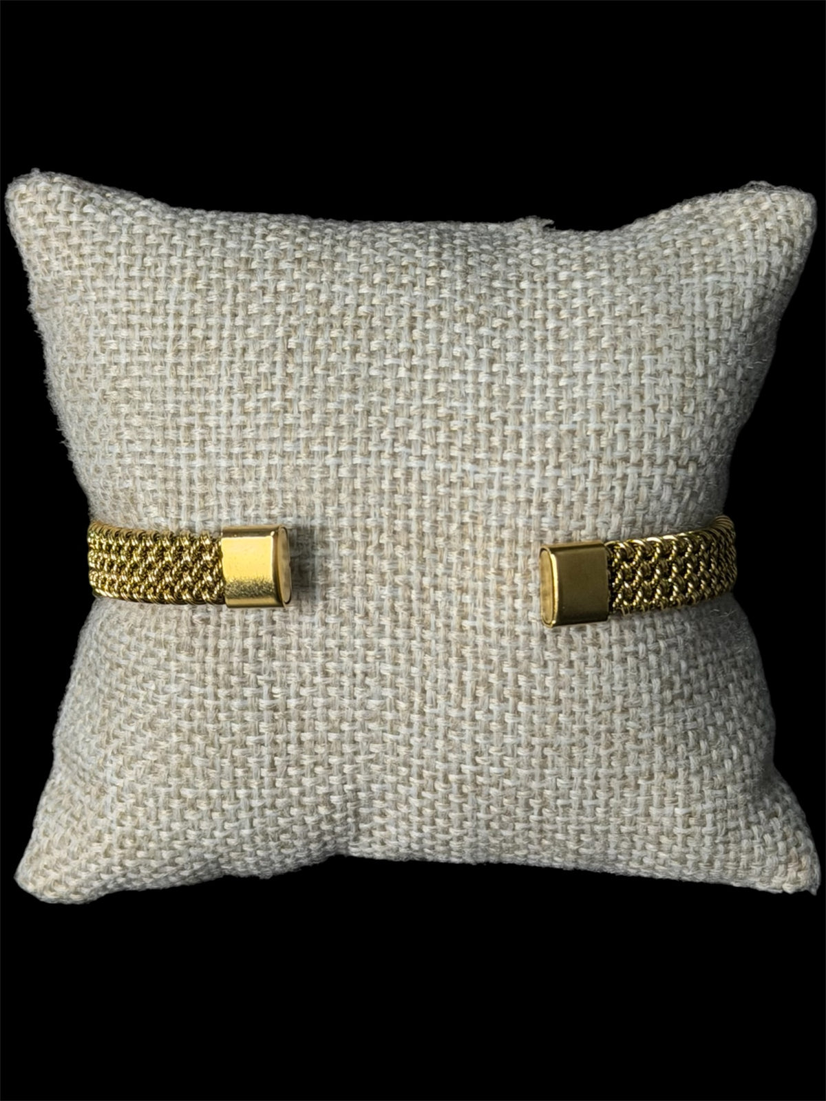 Pulsera Dorada Ajustable Acero Inoxidable