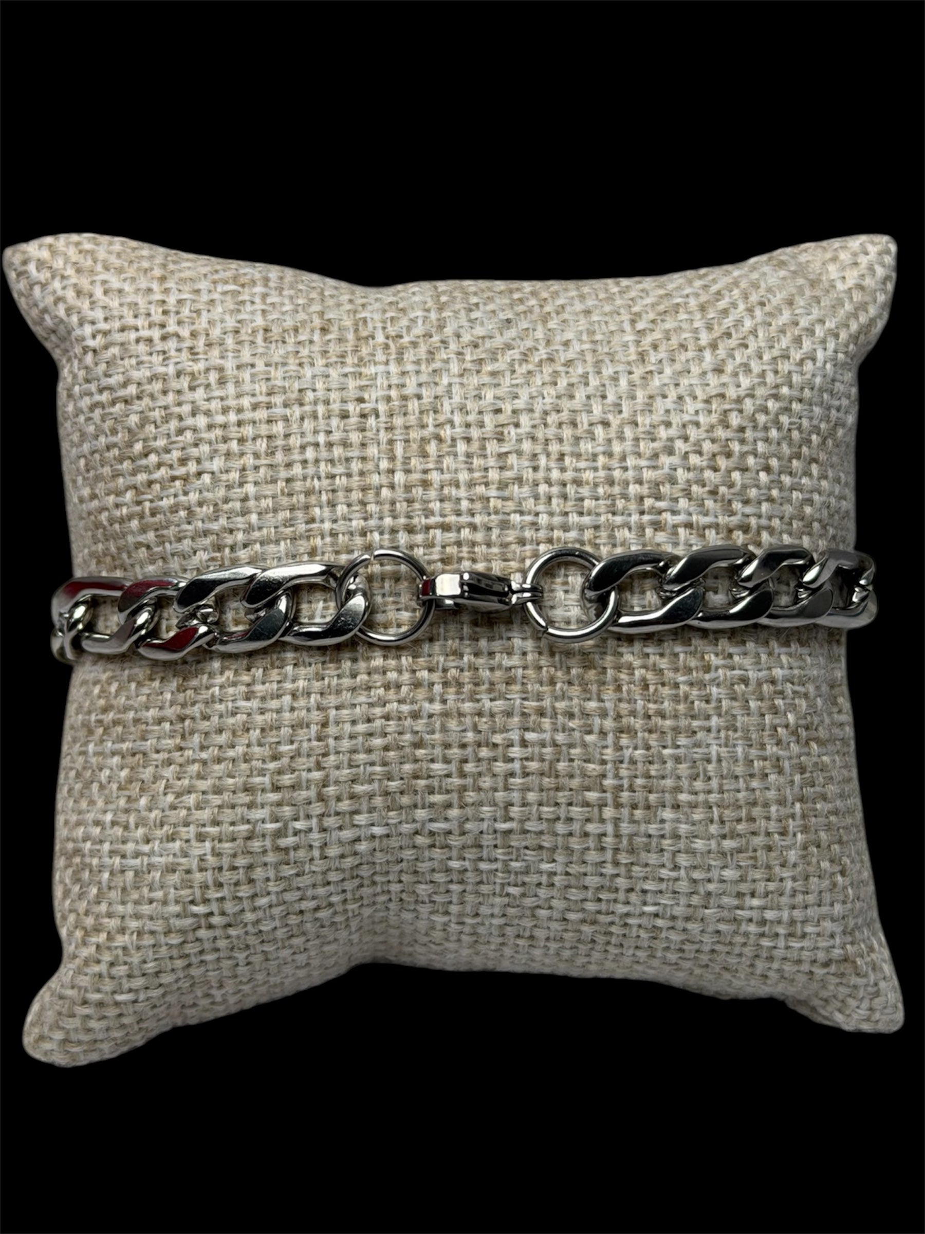 Pulsera Crtr Plata 7 mm Acero Inoxidable