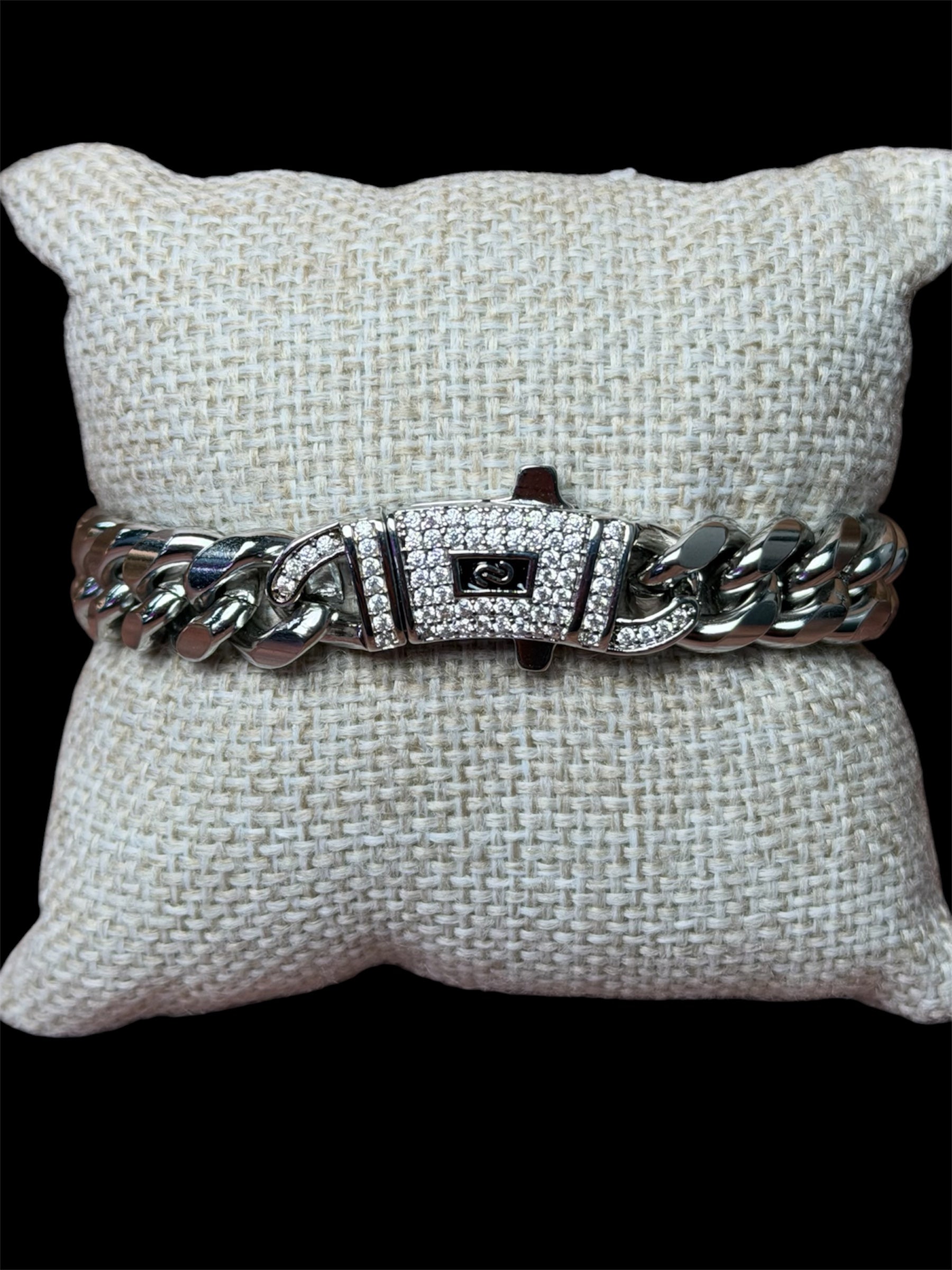 Pulsera MNC 12 mm Plata