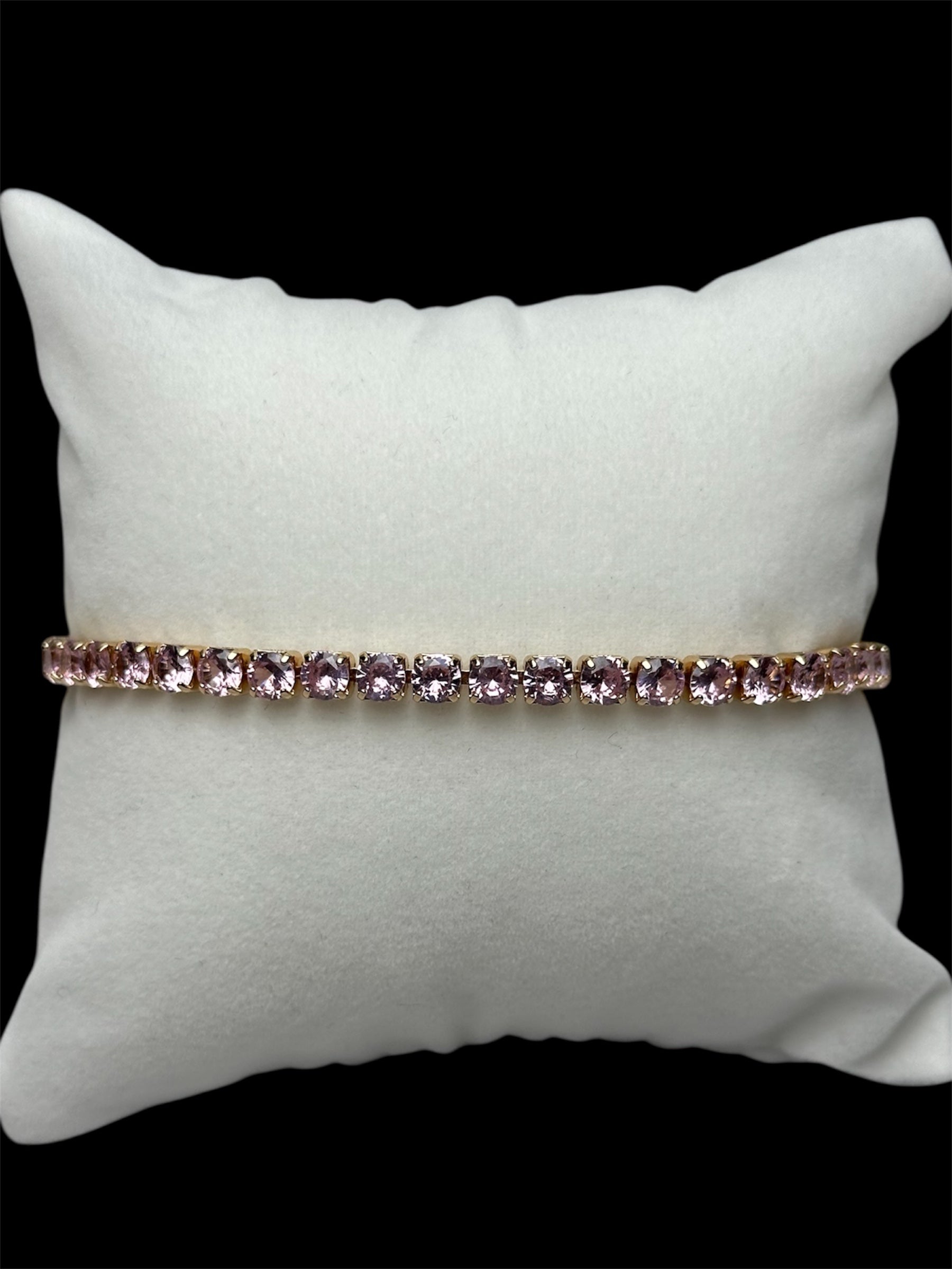 Pulsera Tenis 3 mm Rosa