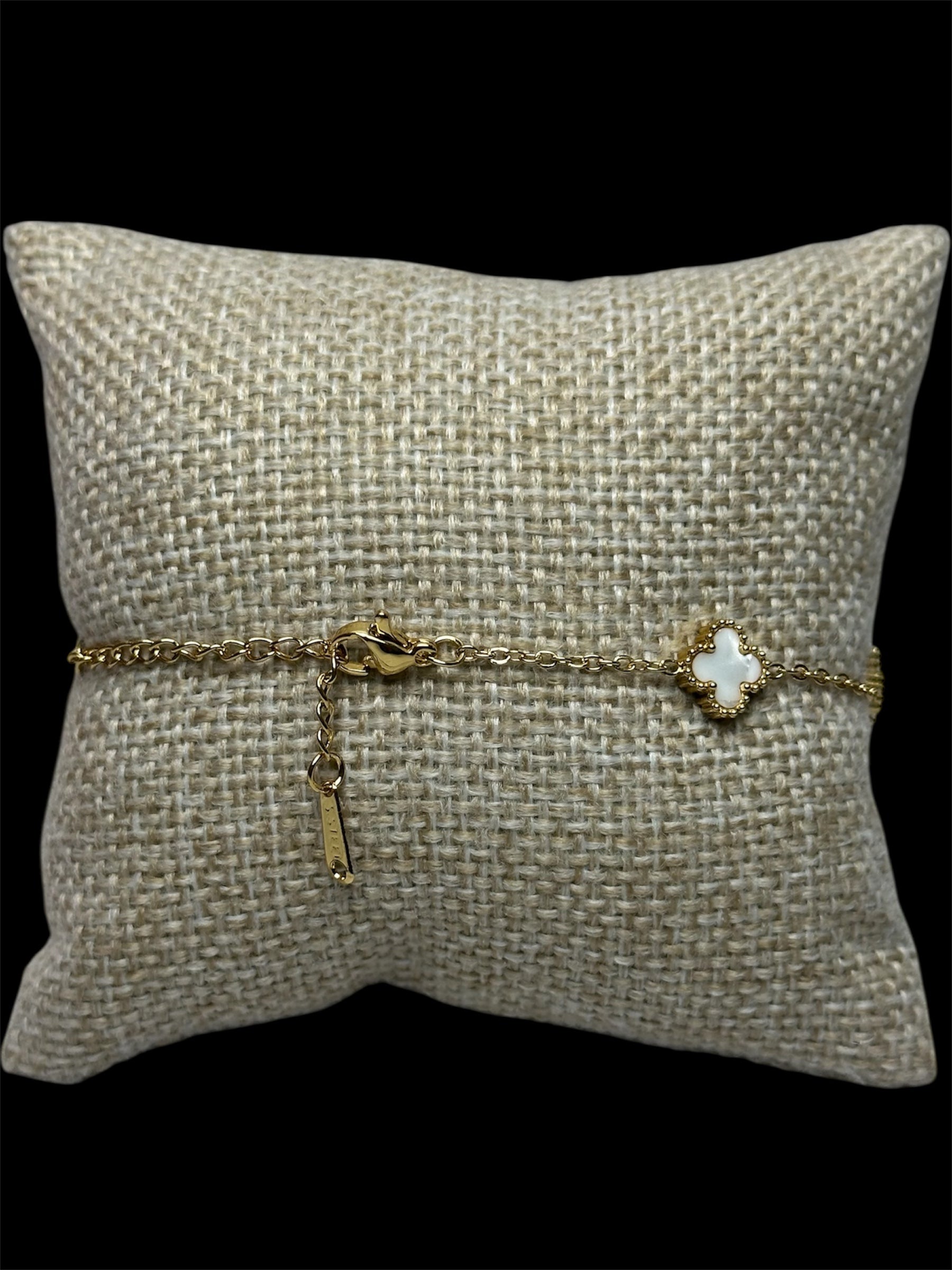 Pulsera VC Blanca Mini Acero Inoxidable