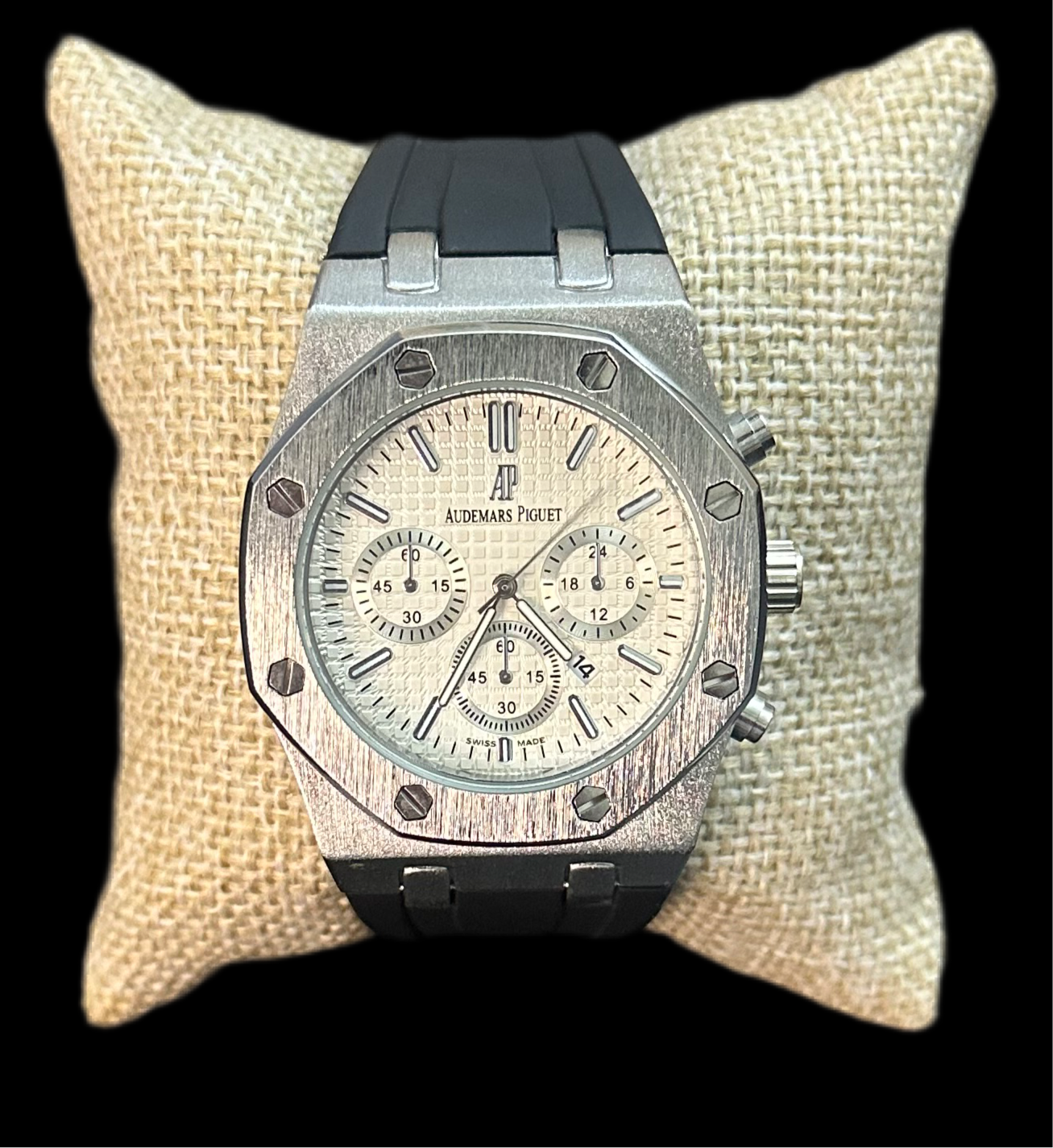 Reloj AP Plata Blanco