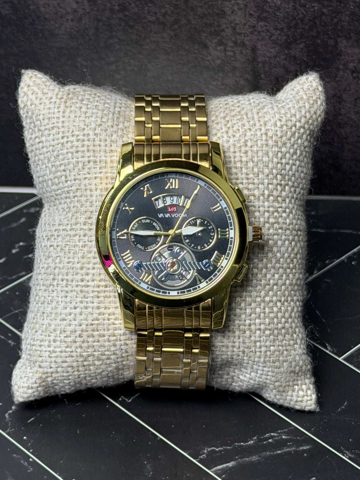 Reloj Dorado Automatico