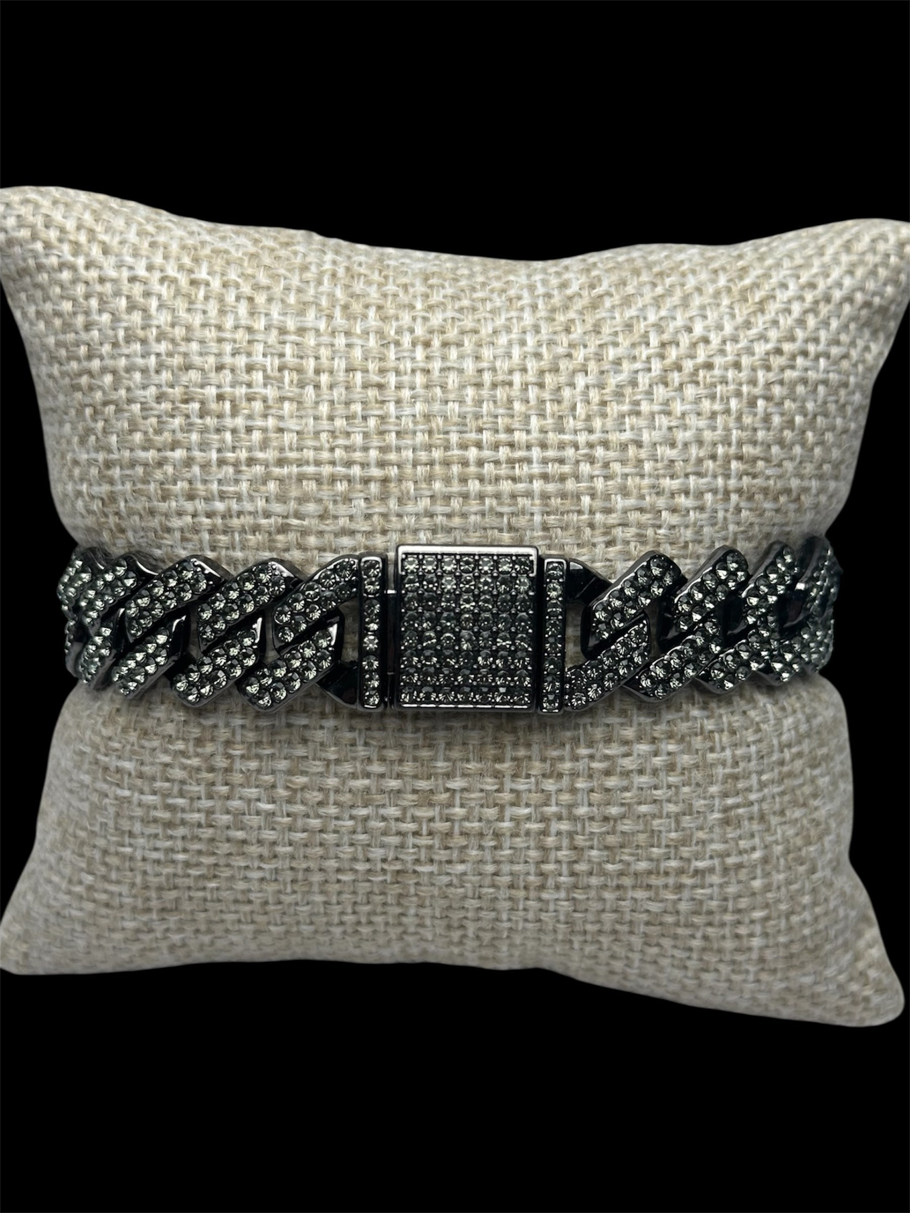 Pulsera Rombo Broche de Caja Cuadrado