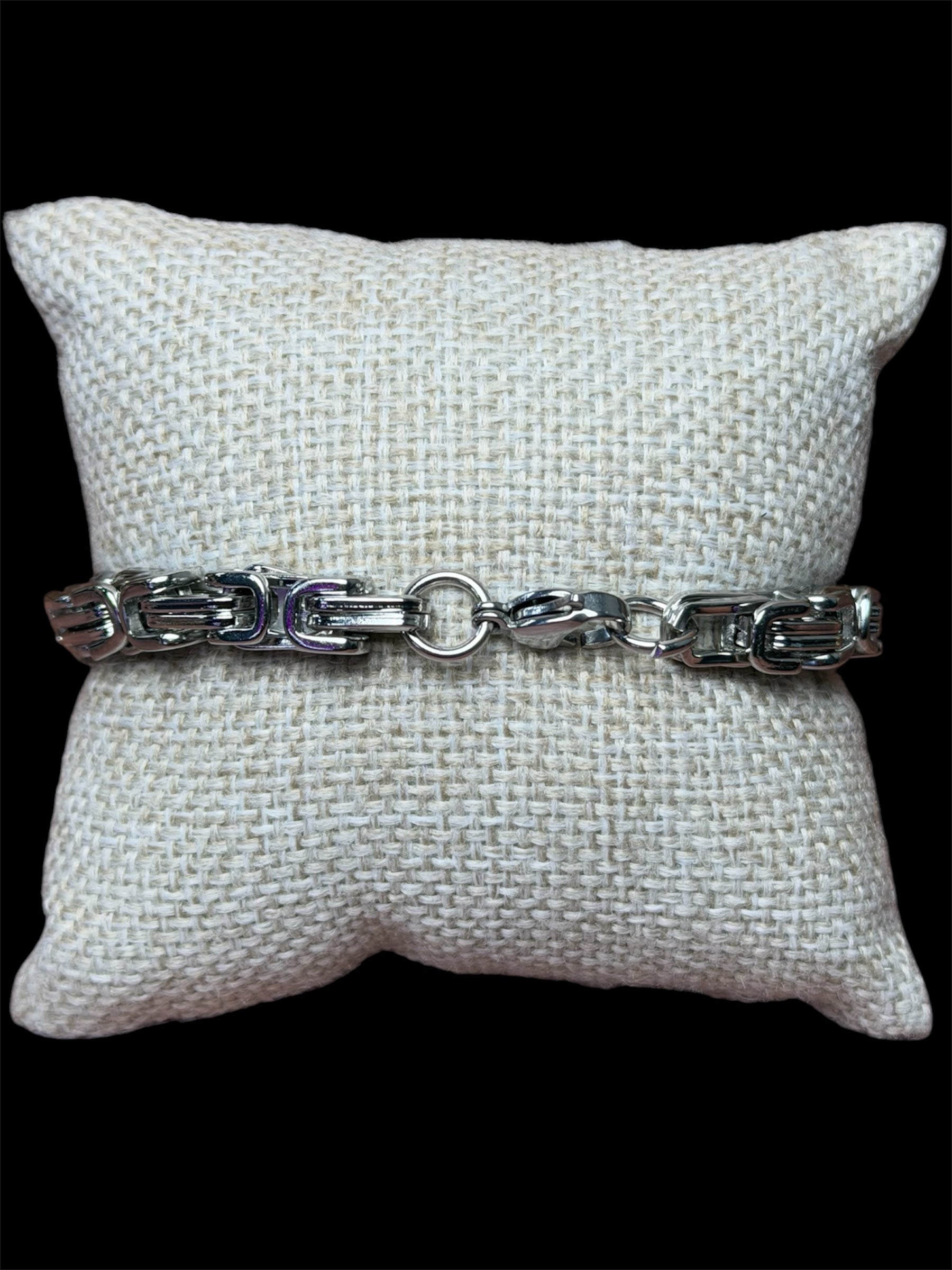 Pulsera 7 mm Eslabones Acero Inoxidable