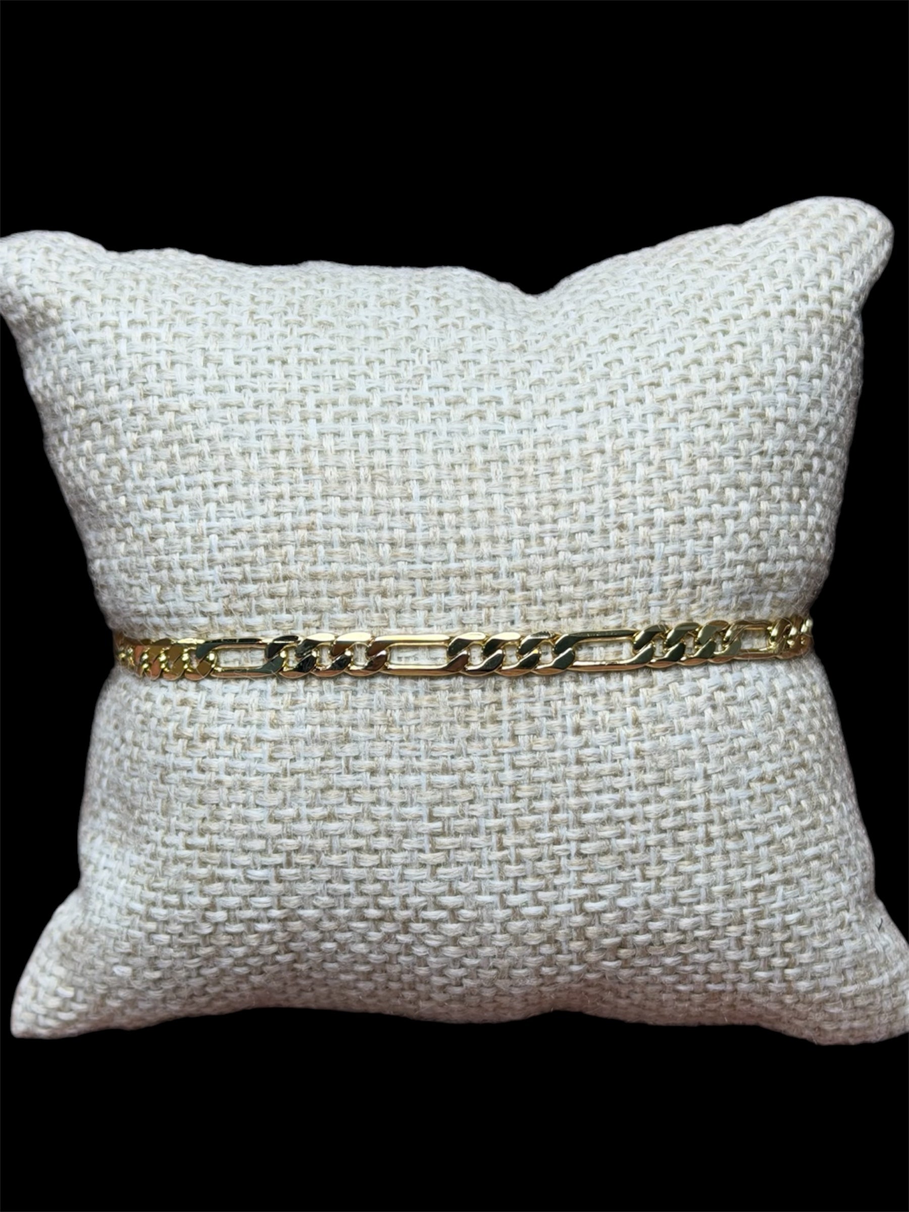 Pulsera Crtr 4 mm Oro Laminado 18 K