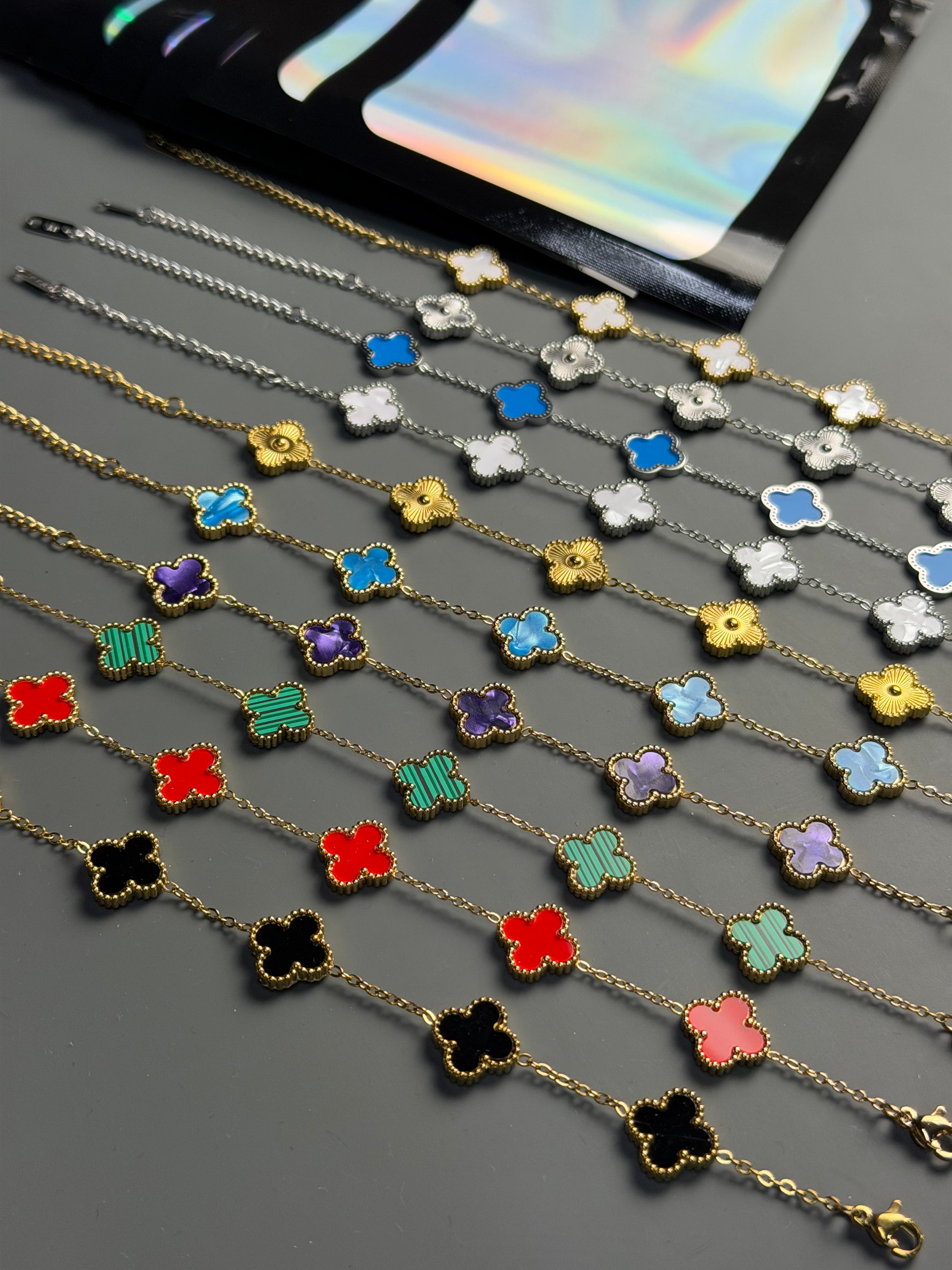 Paquete 10 Pulseras VC Acero Inoxidable