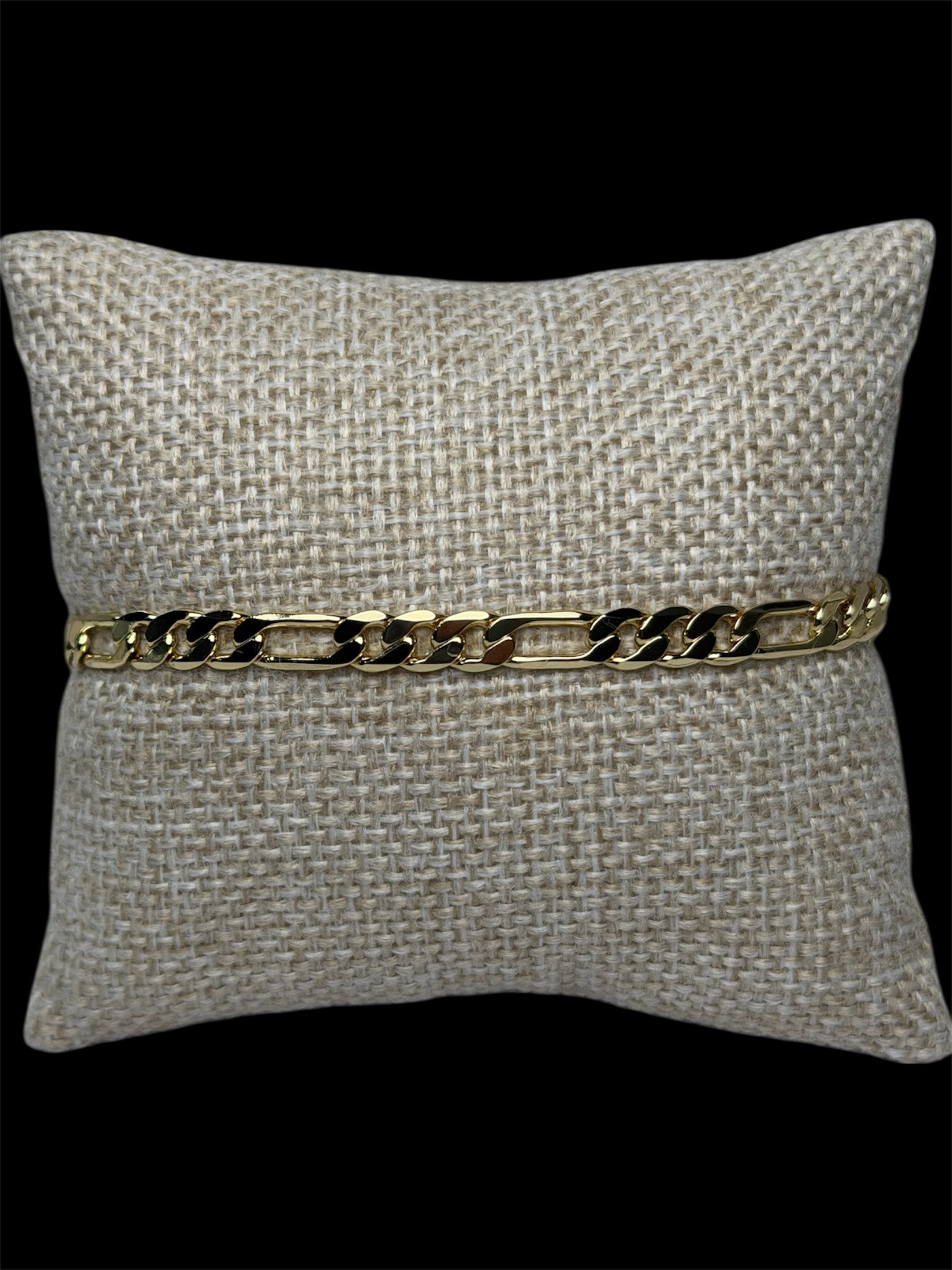 Pulsera Crtr 6 mm Oro Laminado 18 K