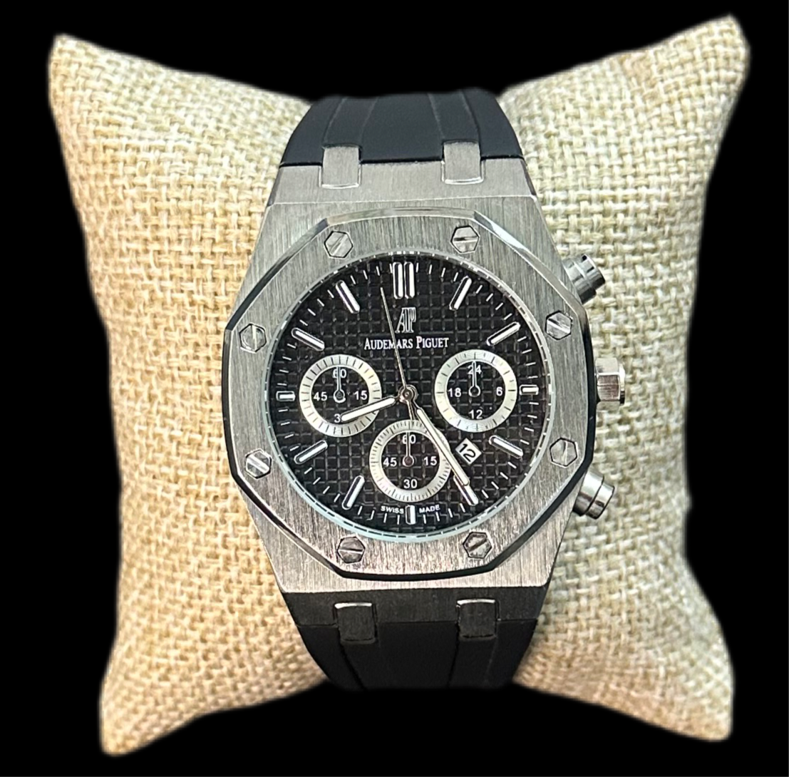 Reloj AP Negro Plata