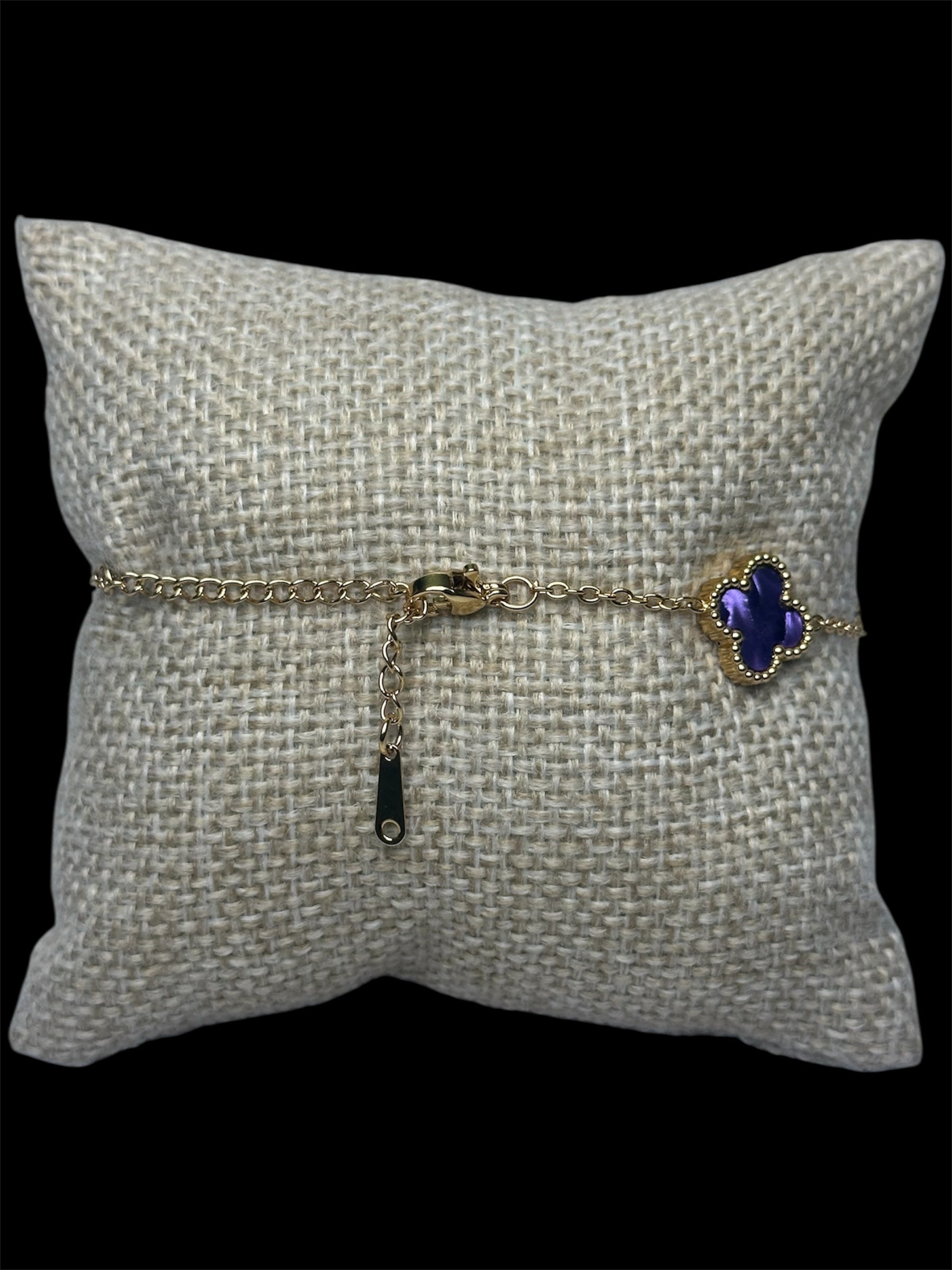 Pulsera VC Morada Acero Inoxidable