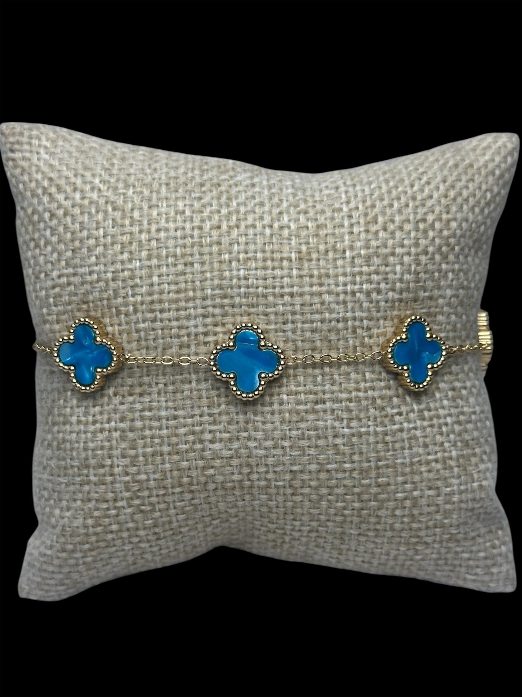 Pulsera VC Azul Turquesa Acero Inoxidable