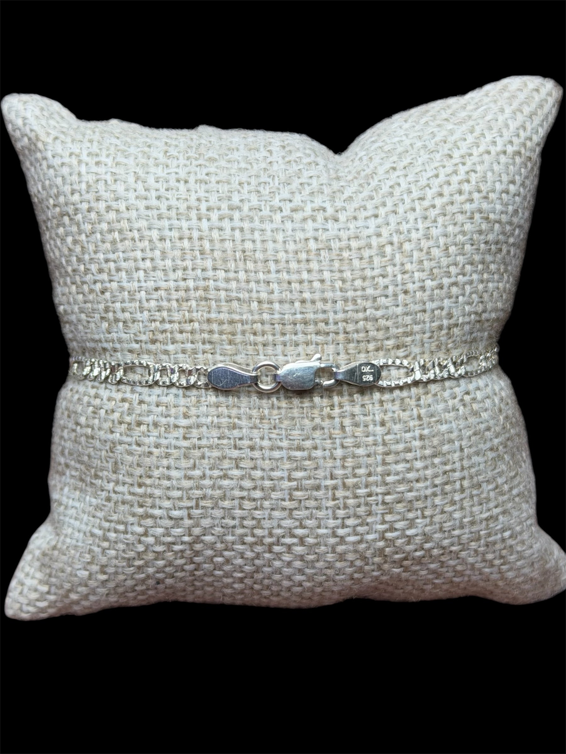 Pulsera Crtr Diamante 3 mm Plata 925