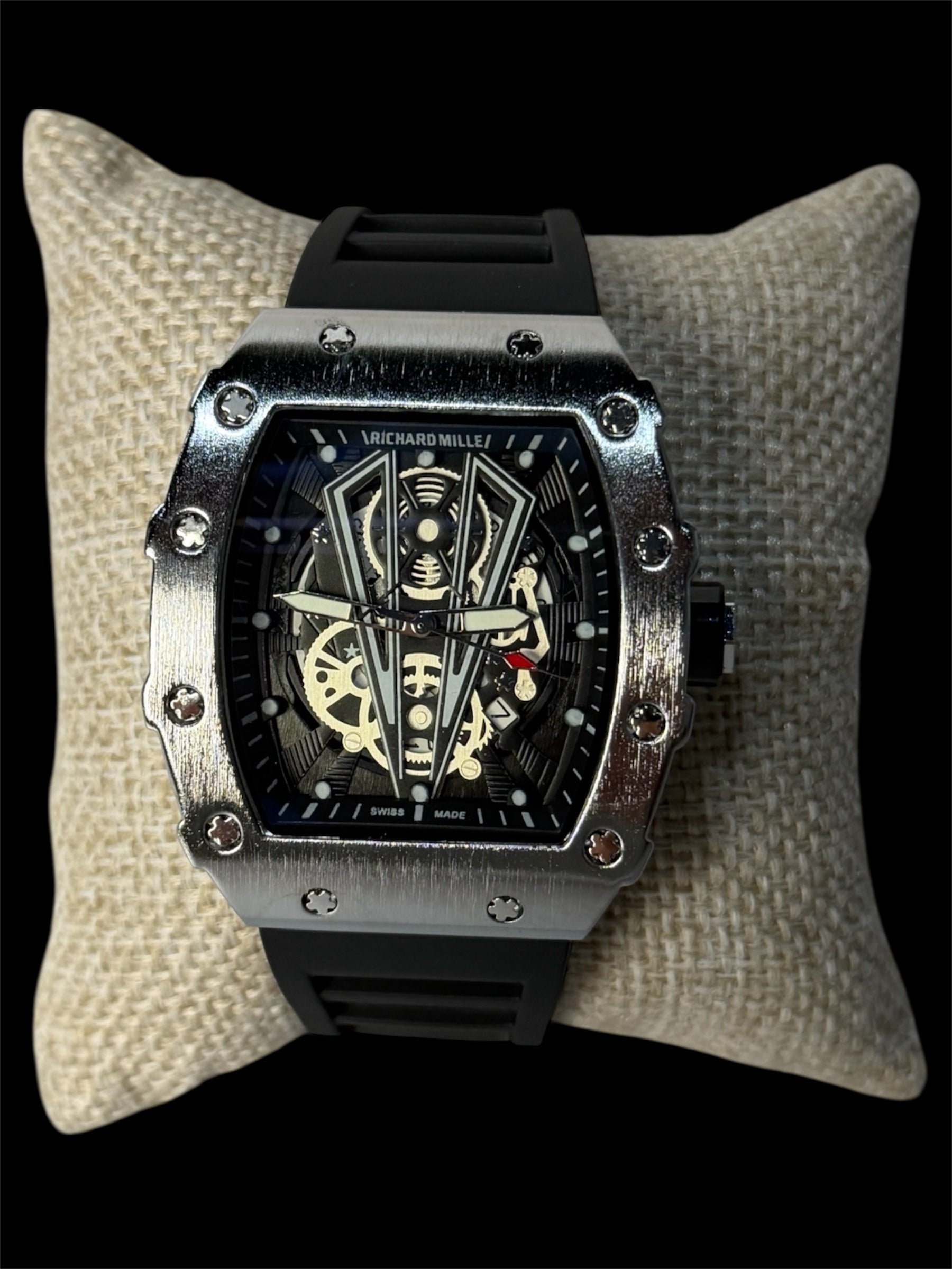 Reloj RM Negro Plata