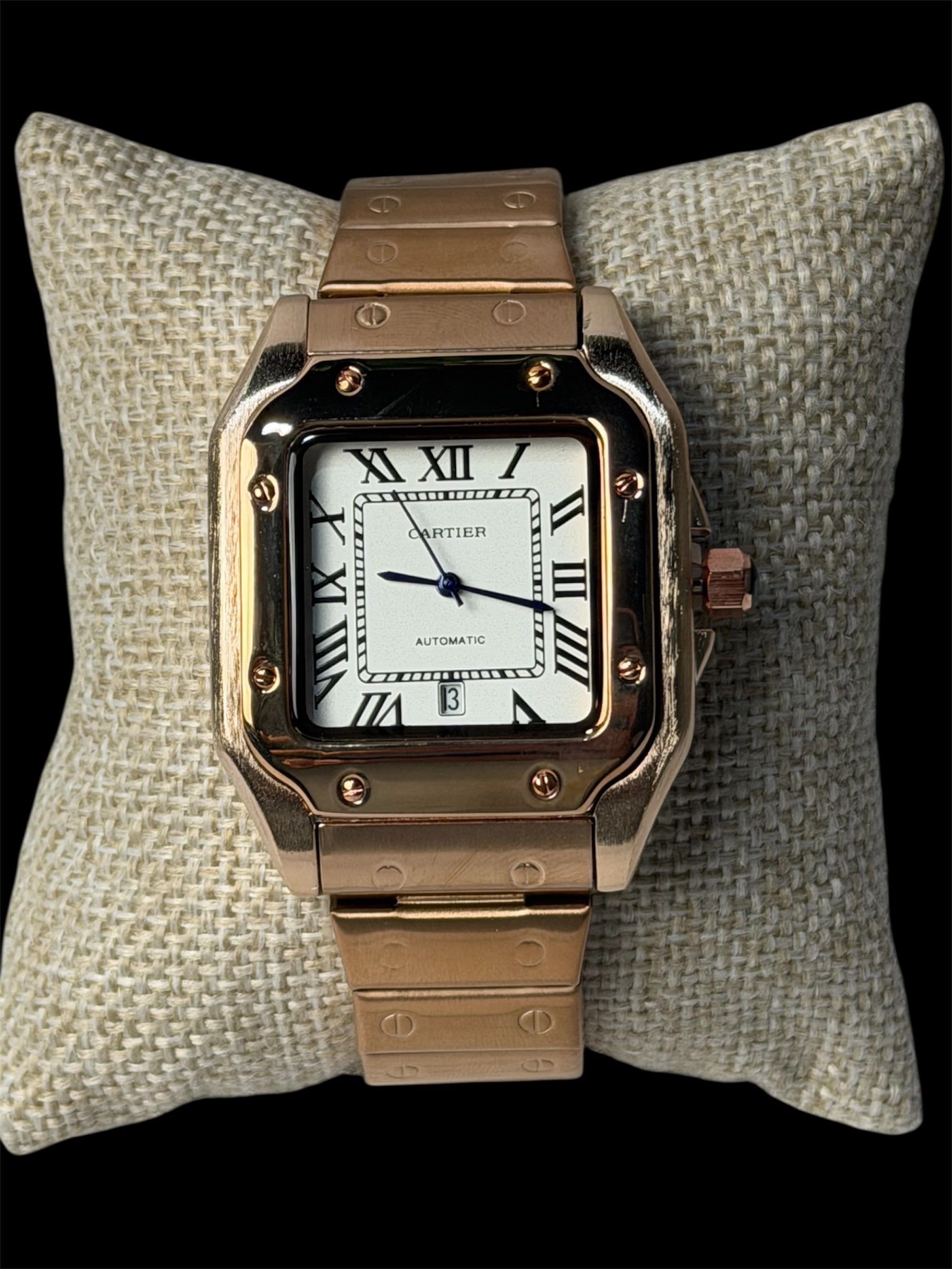 Reloj Santos Crtr Rosa