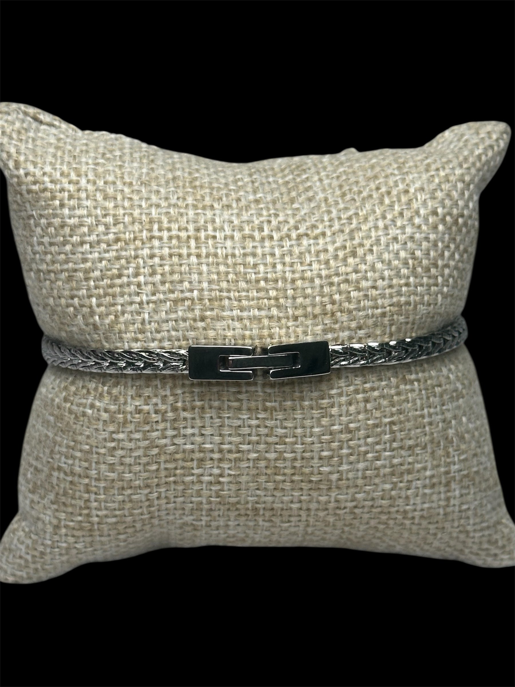 Pulsera 4 mm Acero Inoxidable Plata