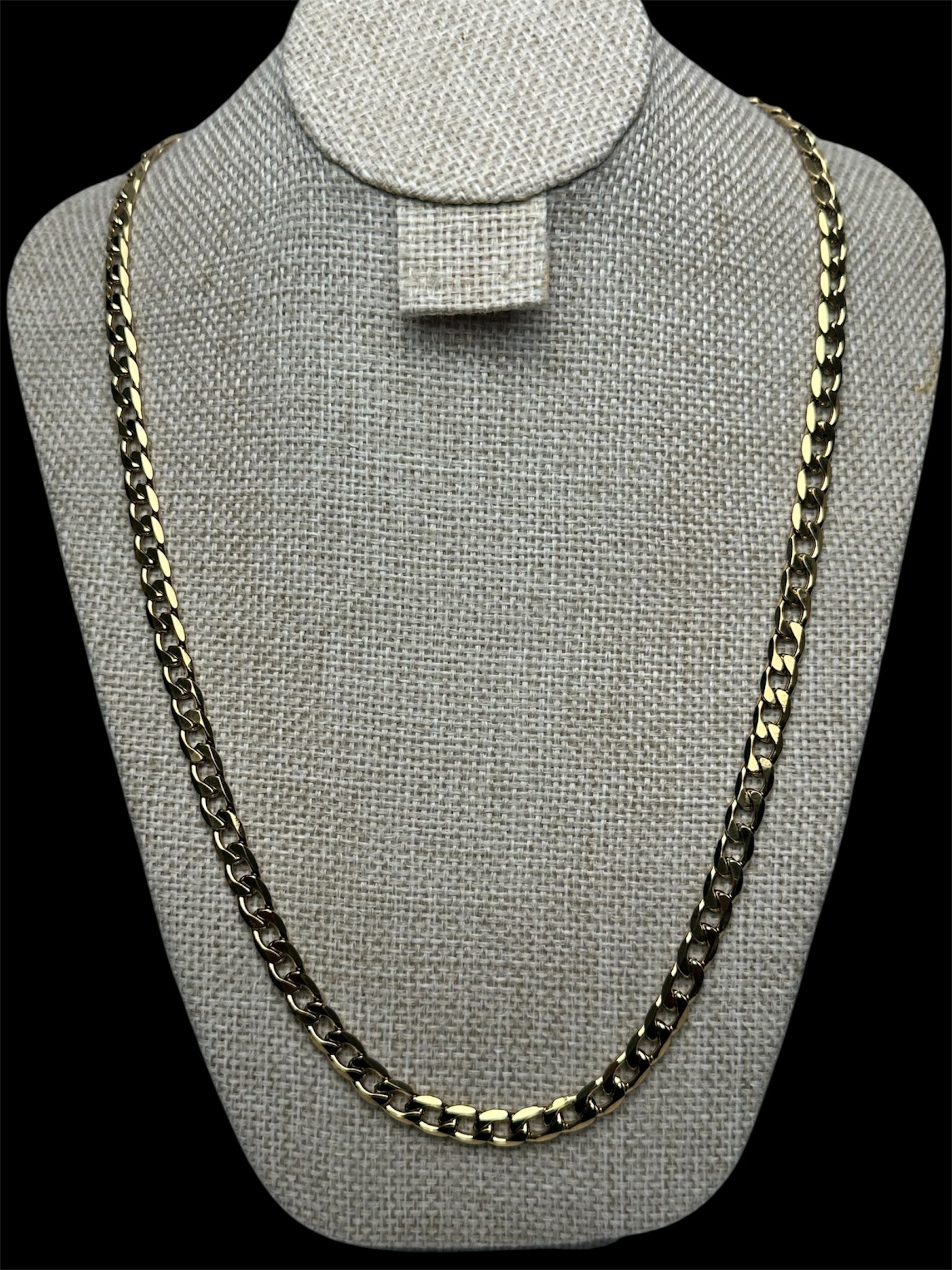 Set Dorado Cubano 6 mm Acero Inoxidable