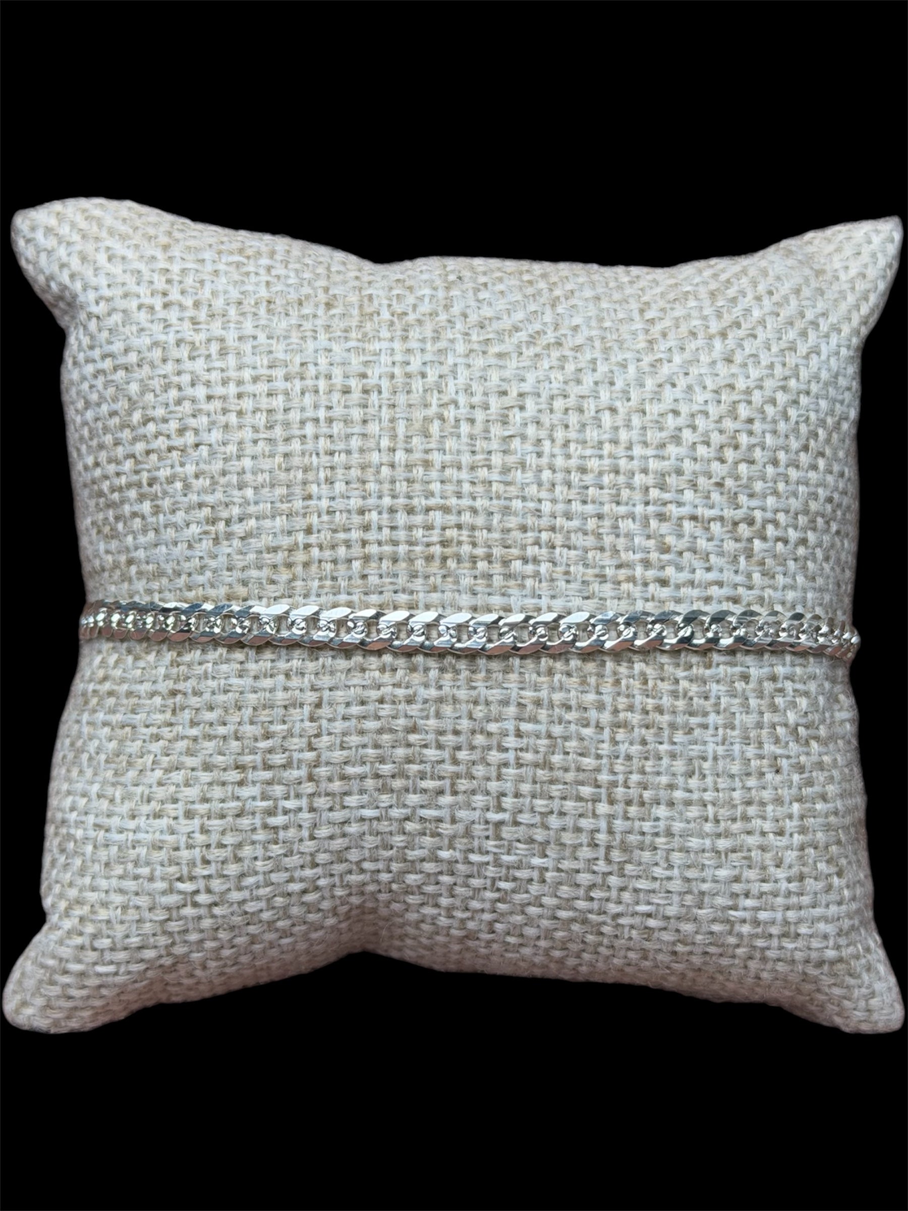 Pulsera Barbada 3 mm Plata 925