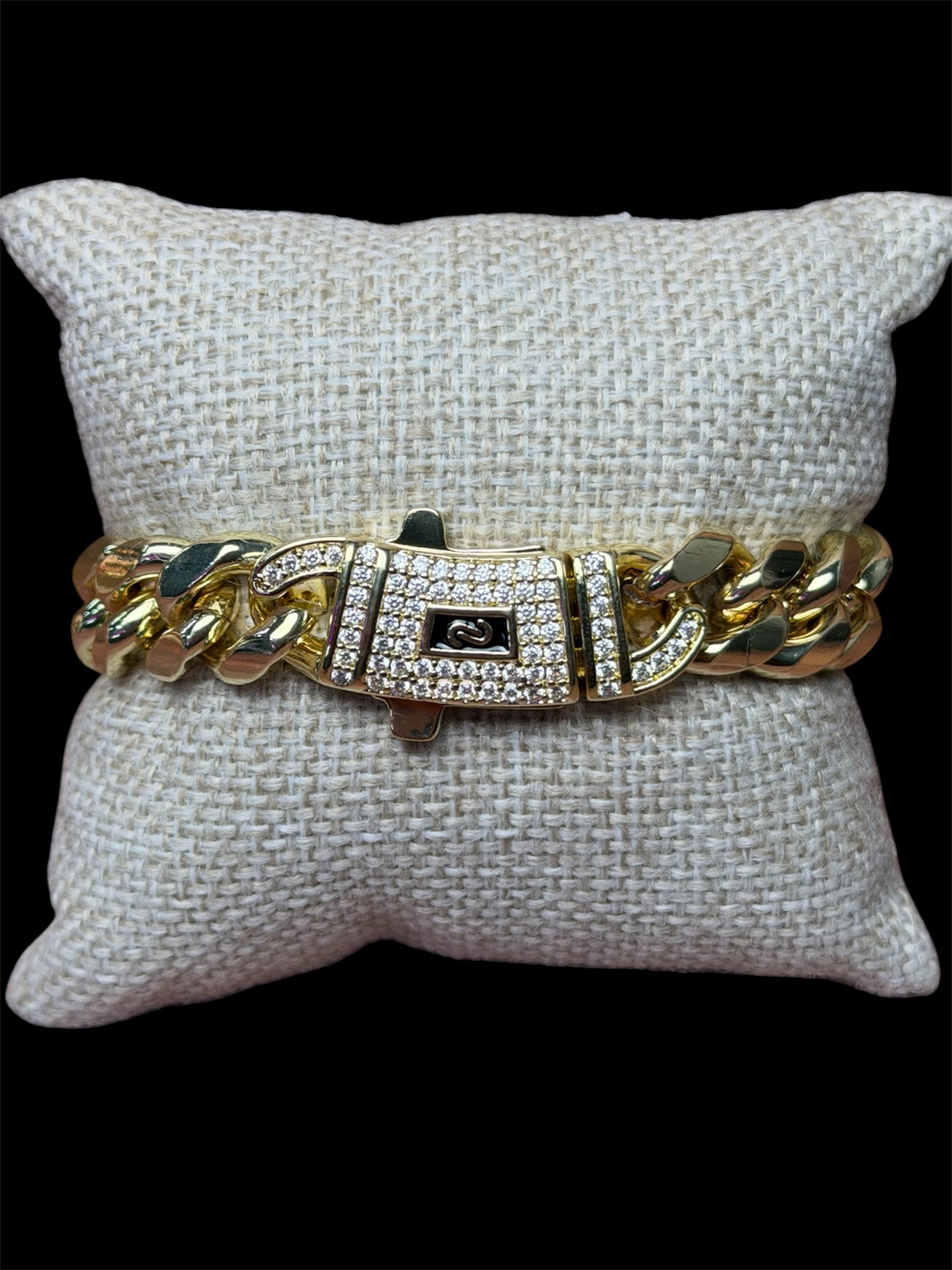 Pulsera MNC 14 mm Dorada