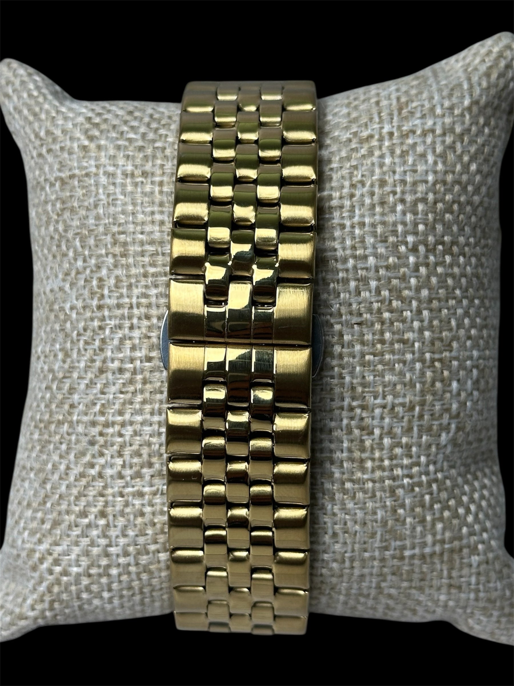 Reloj Tipo Rlx Dorado Azul